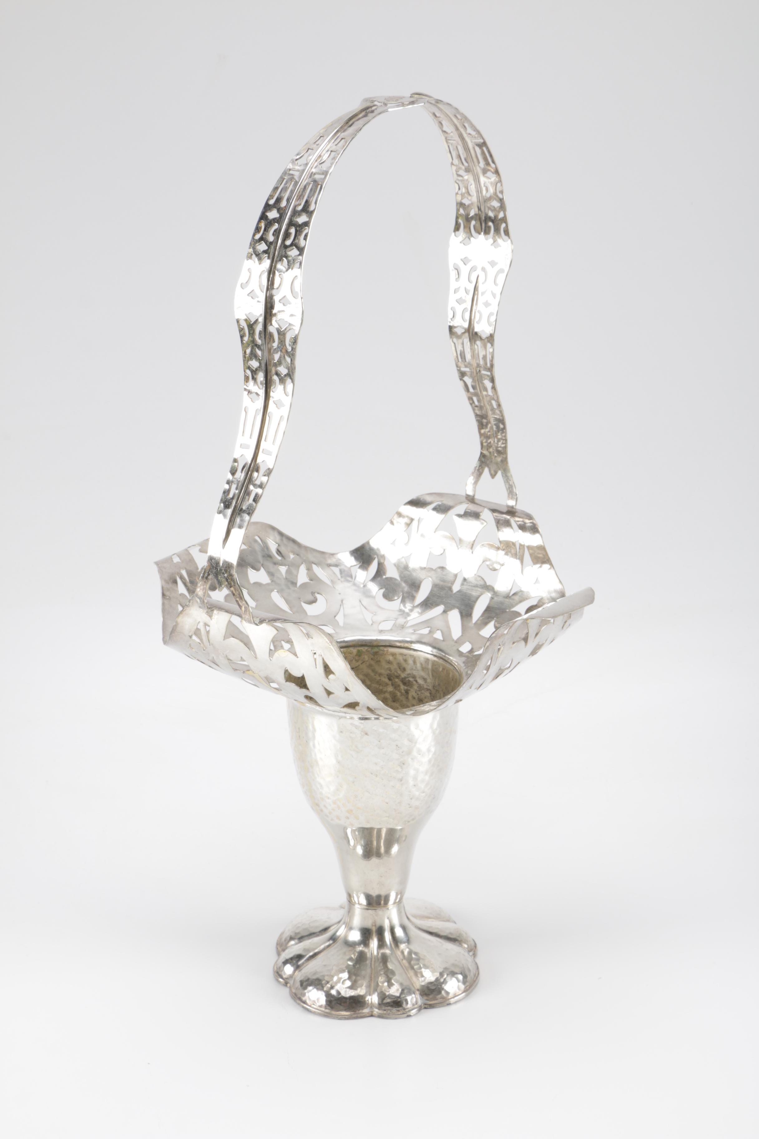 Bernard Rice's Sons Nickel Silver Plate Basket