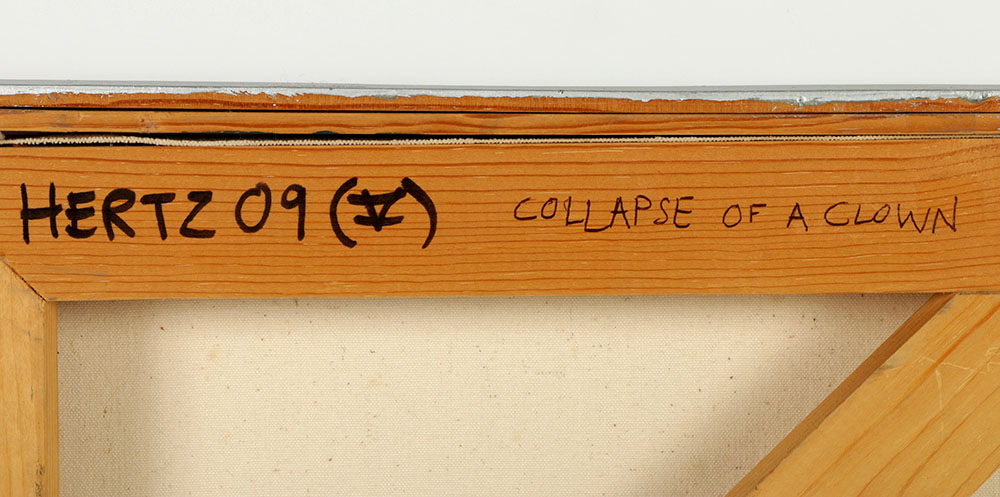 Beth Hertz Oil Painting Diptych "Collapse of a Clown"