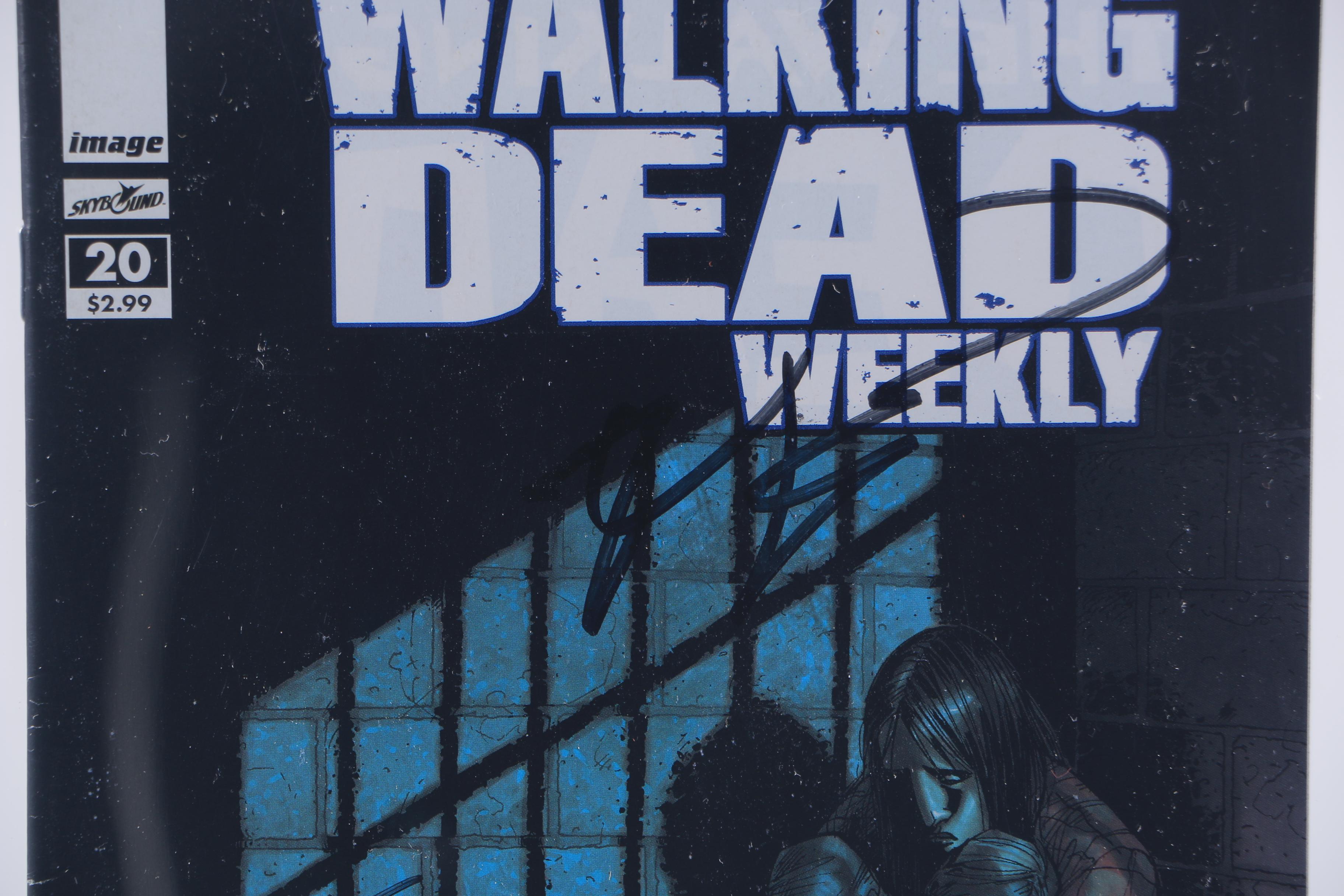 Robert Kirkman Signed and Graded "The Walking Dead" Comic #20