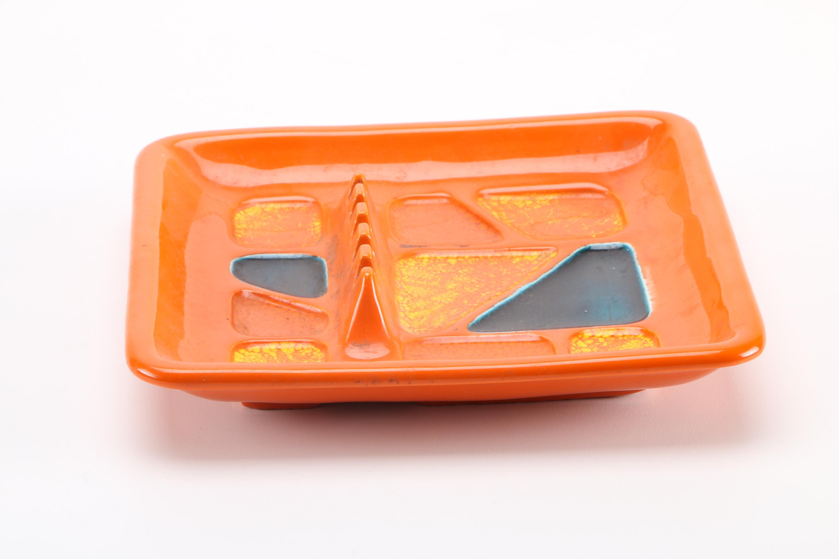 Mid Century Modern California Pottery Ash Receiver