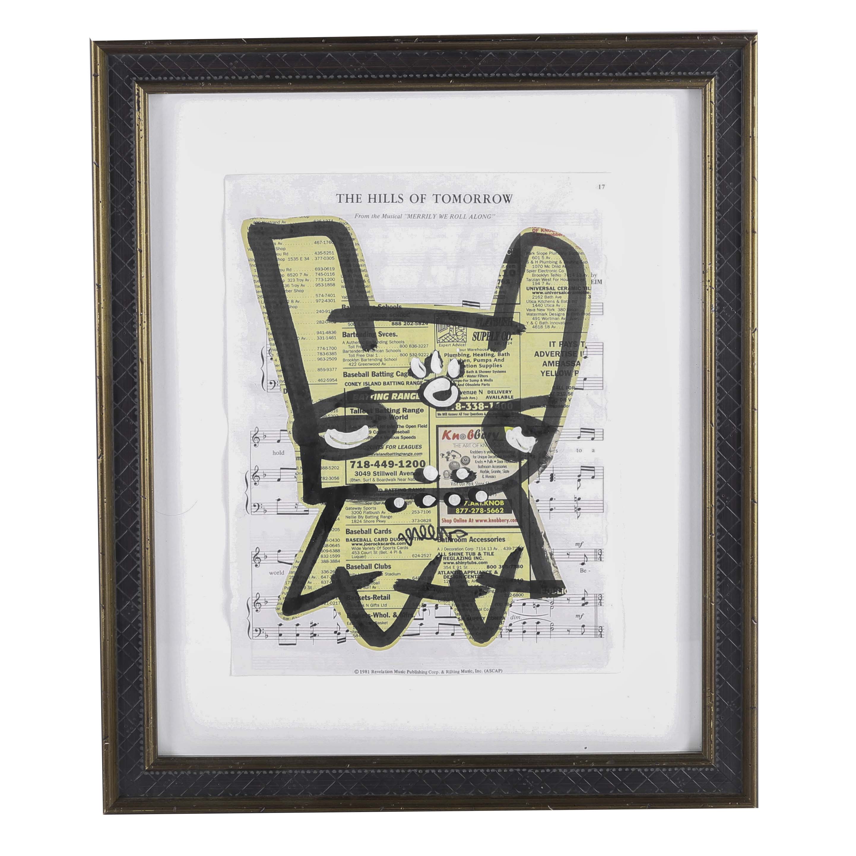 Charlie Greene Original Mixed Media "Hills of Tomorrow"