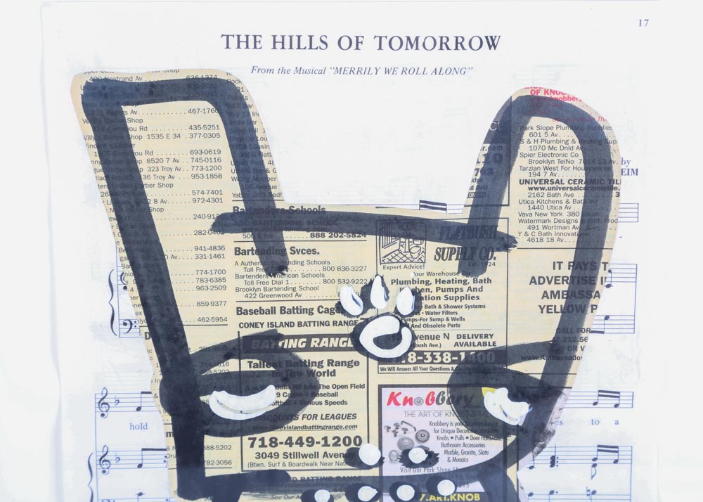 Charlie Greene Original Mixed Media "Hills of Tomorrow"