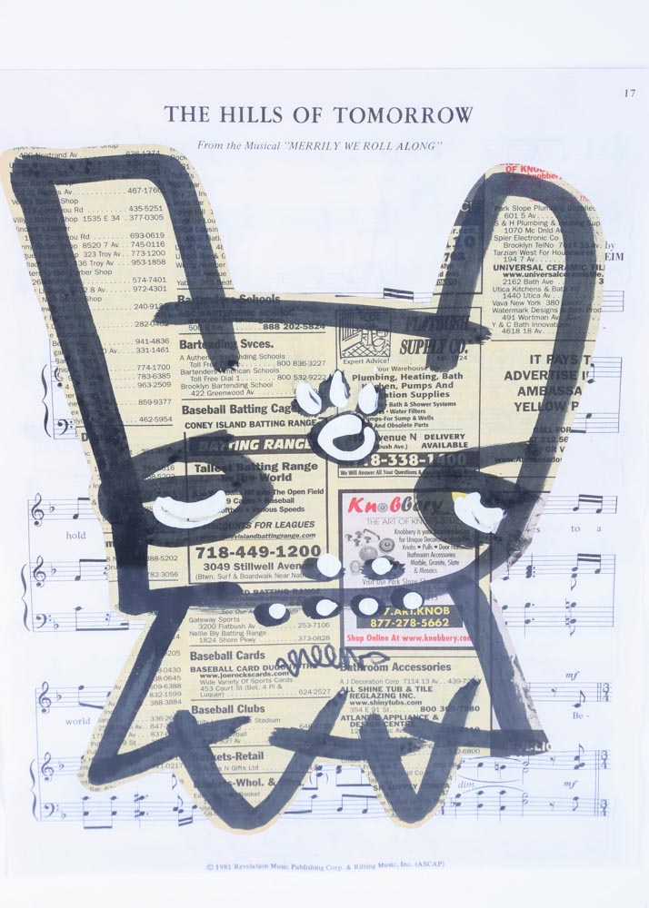 Charlie Greene Original Mixed Media "Hills of Tomorrow"