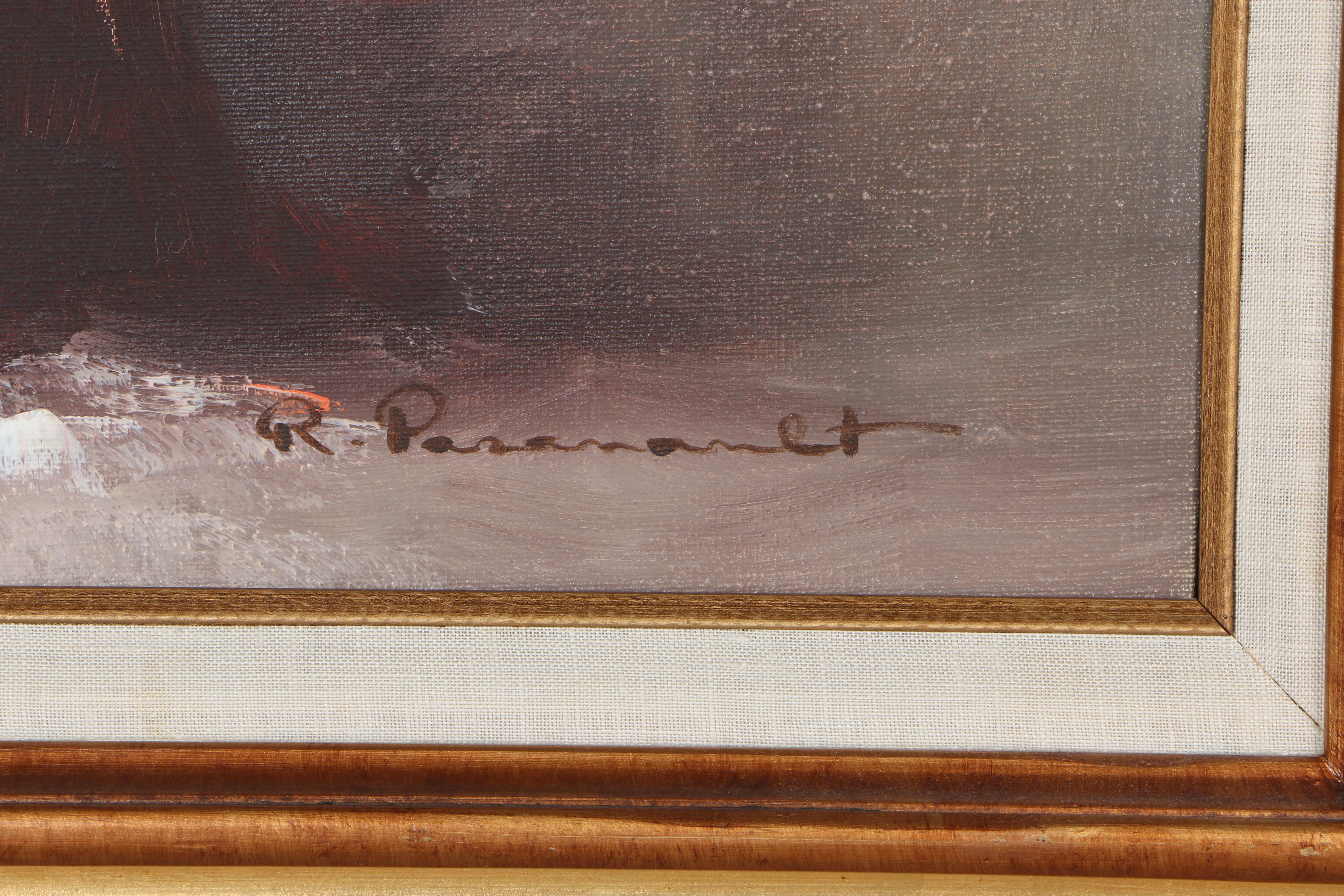 R. Pasanault Signed Original Oil on Canvas Still Life Paintings