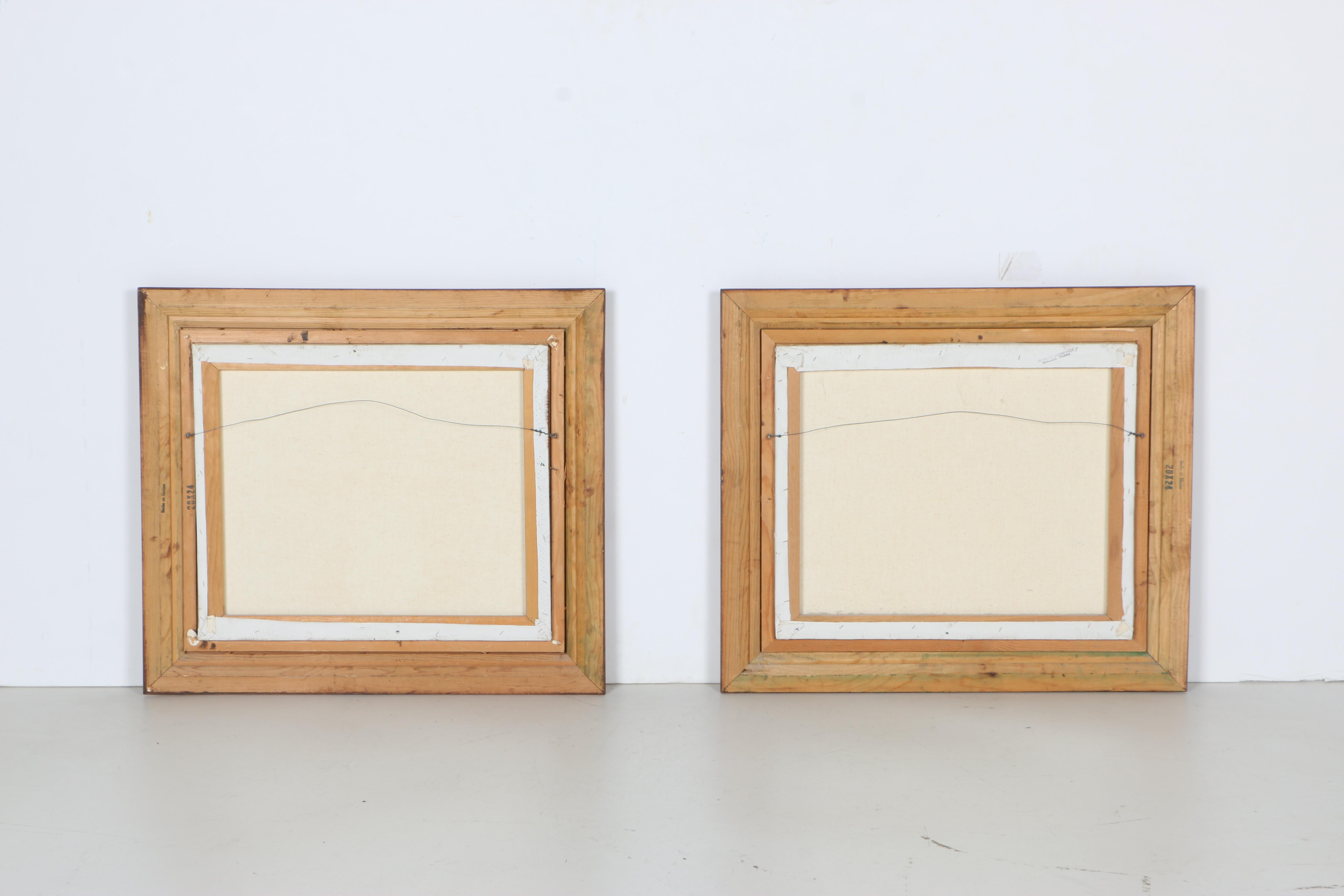 R. Pasanault Signed Original Oil on Canvas Still Life Paintings