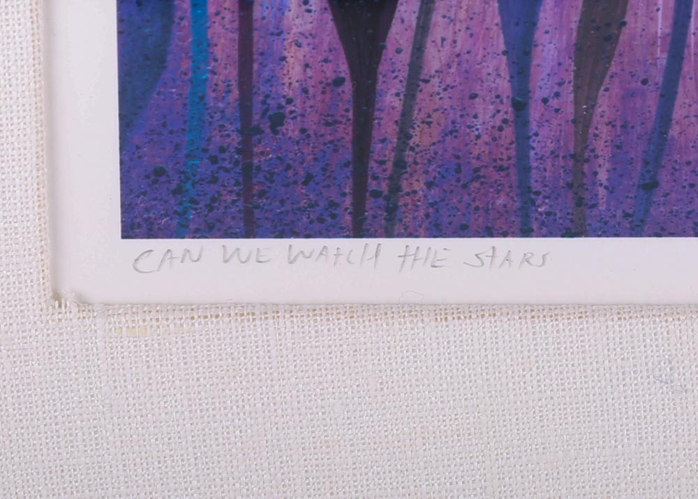 Jeremiah Ketner  Limited Edition Giclee "We Can Watch the Stars"