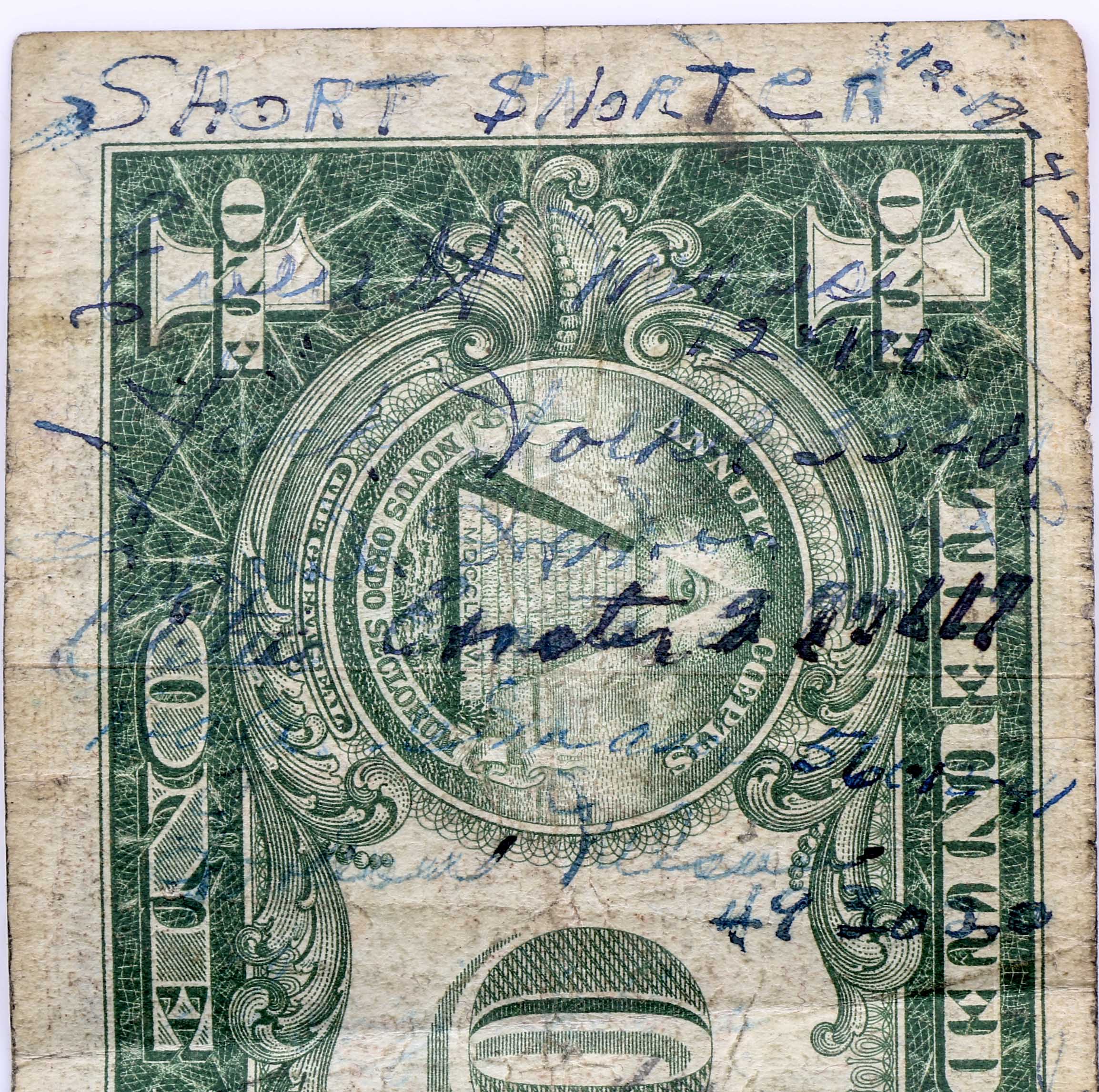 WWII "Short Snorter" One-Dollar Silver Certificate