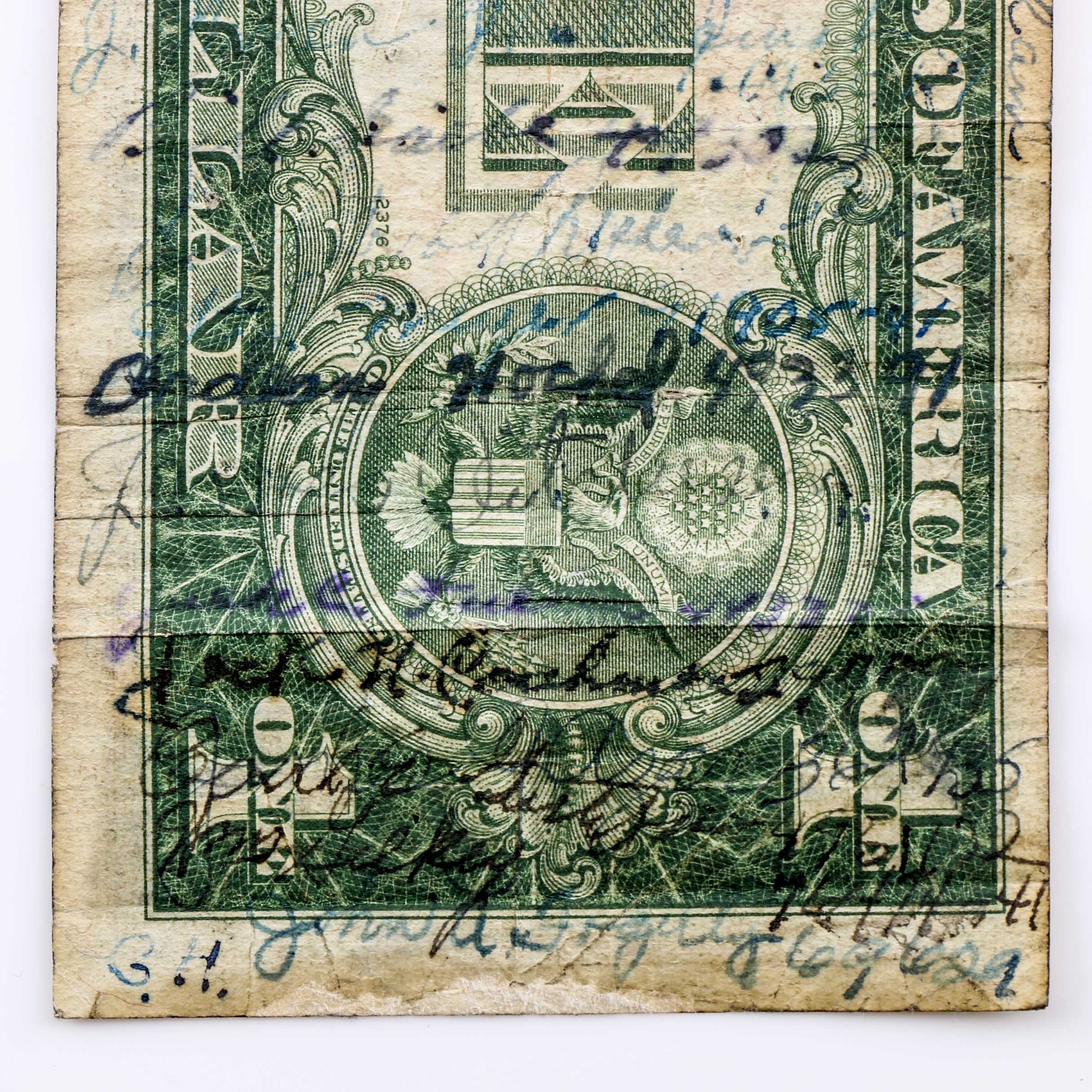 WWII "Short Snorter" One-Dollar Silver Certificate