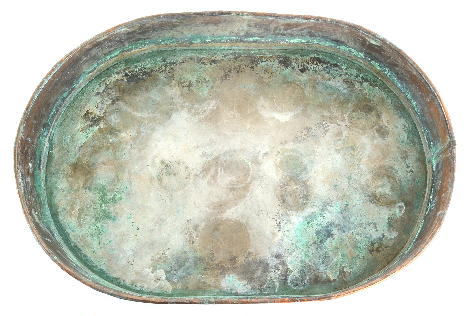 Large Oval Copper Tray