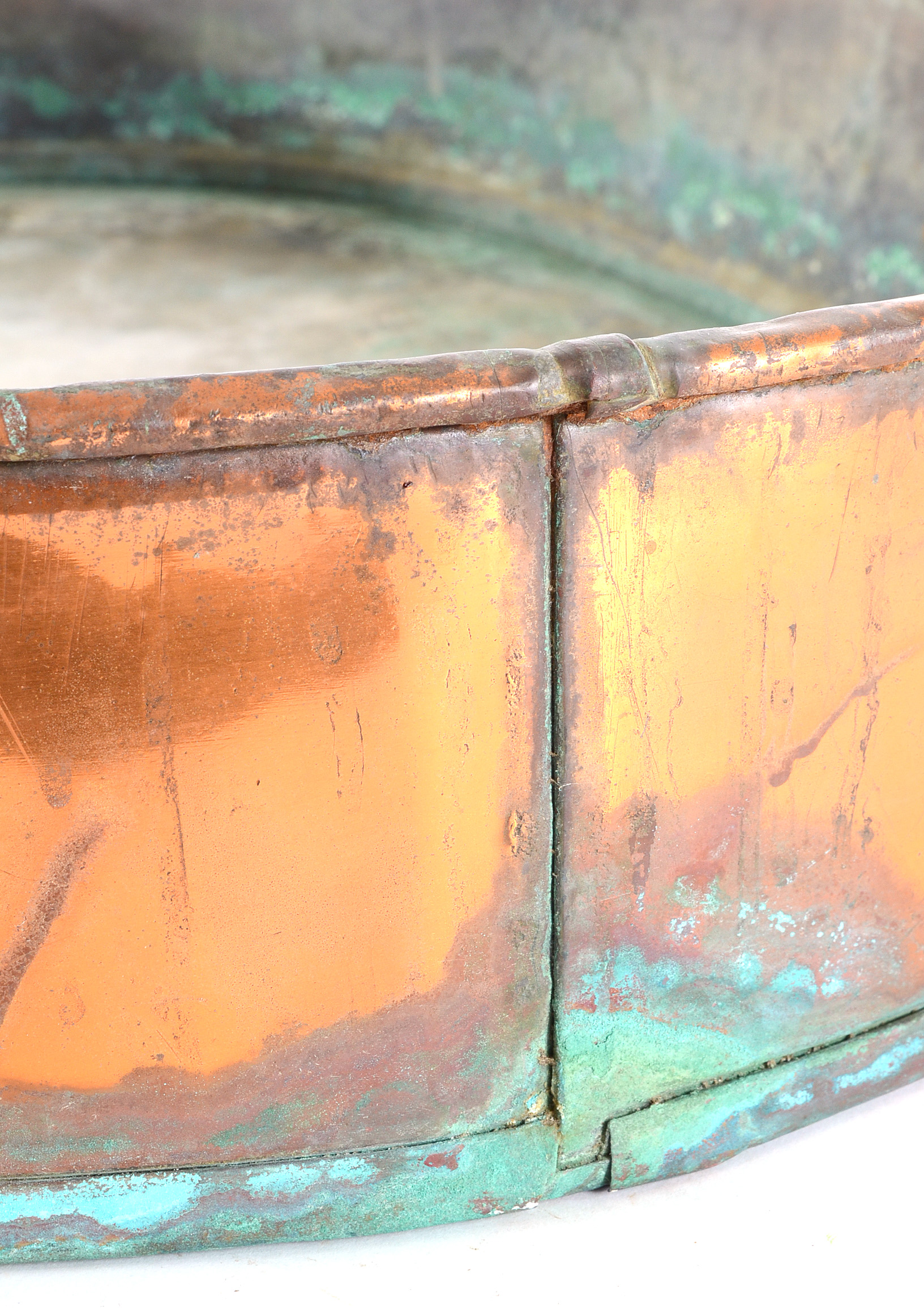 Large Oval Copper Tray