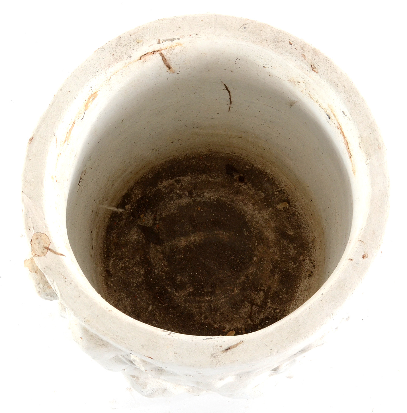 Vintage Cast Planter with Putti