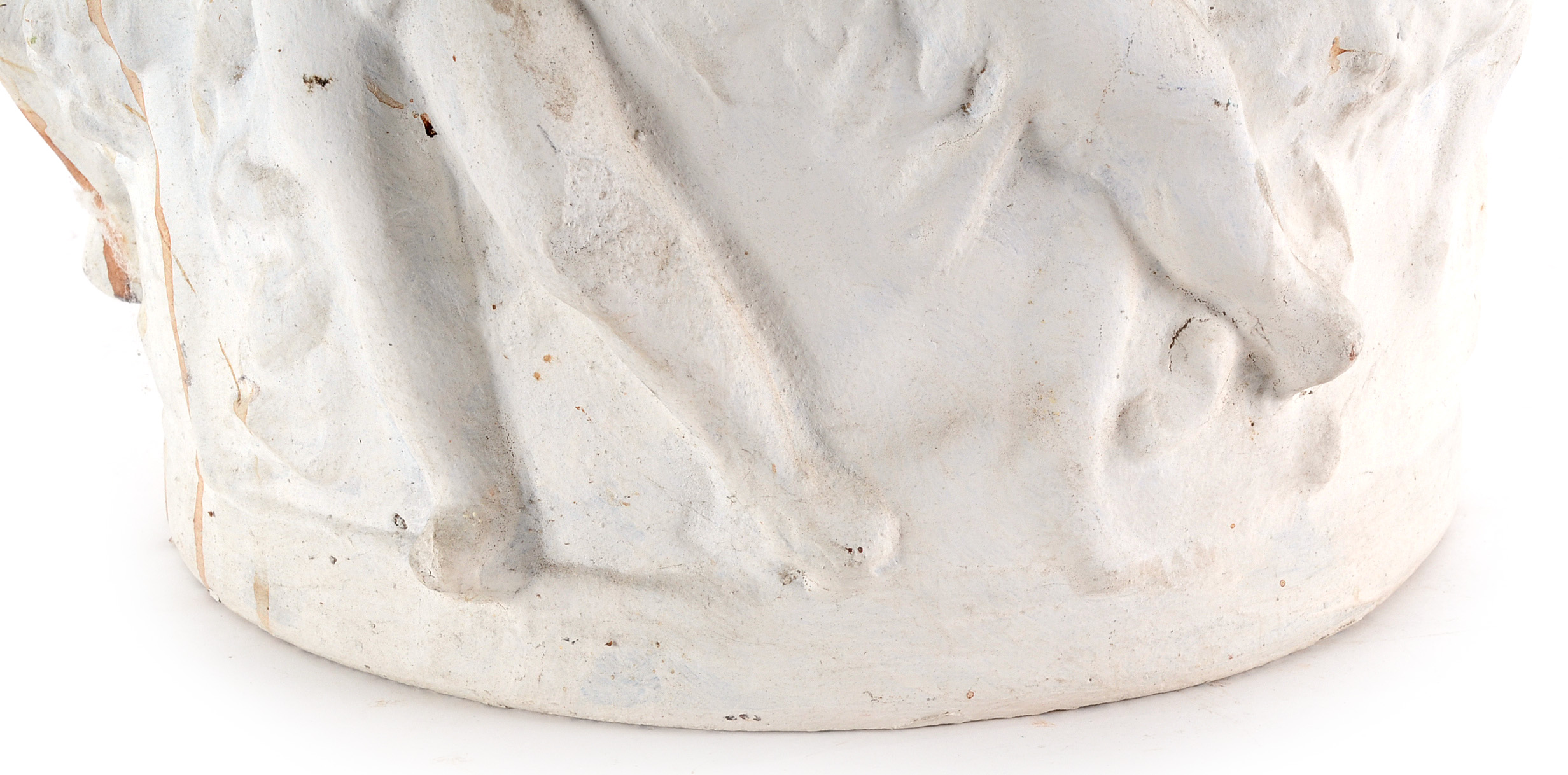 Vintage Cast Planter with Putti