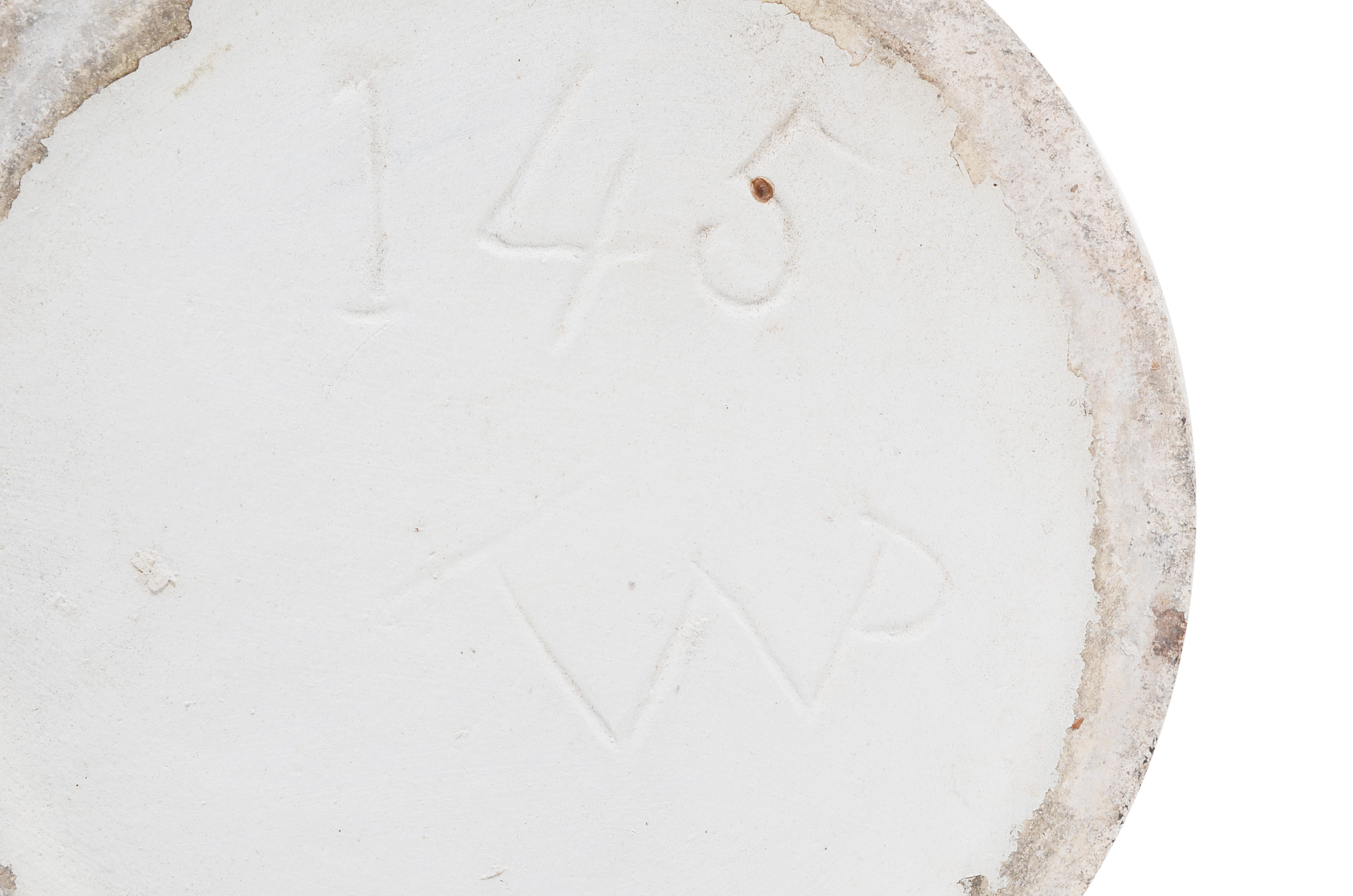 Vintage Cast Planter with Putti