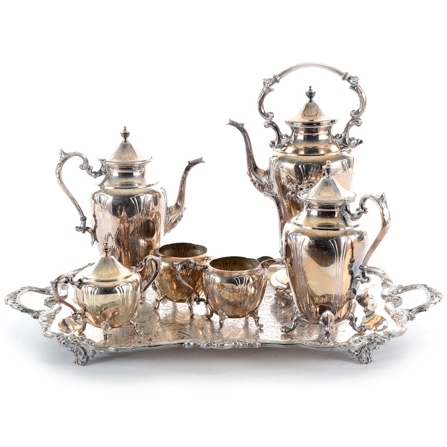 Silver Plated Tea and Coffee Service Set