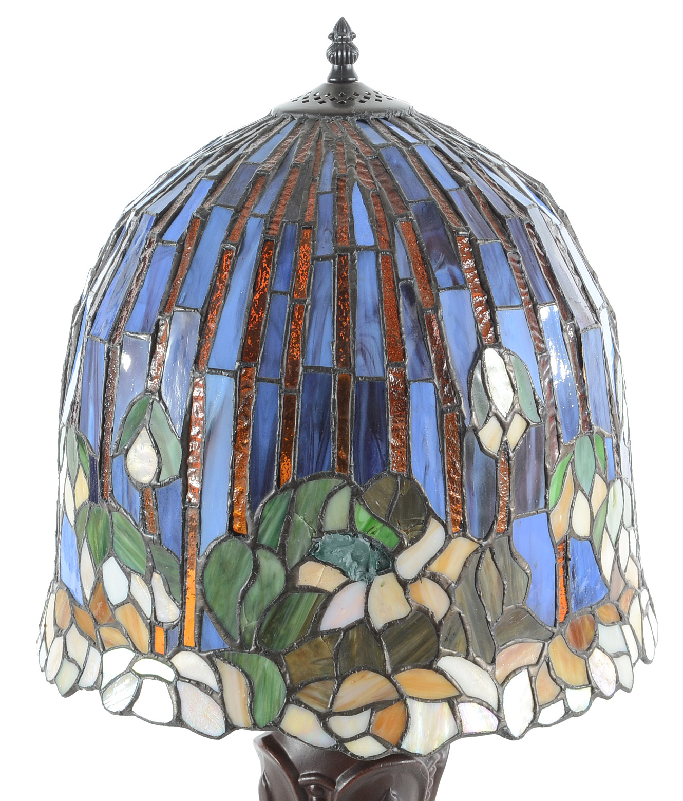 Resin and Stained Glass Table Lamp
