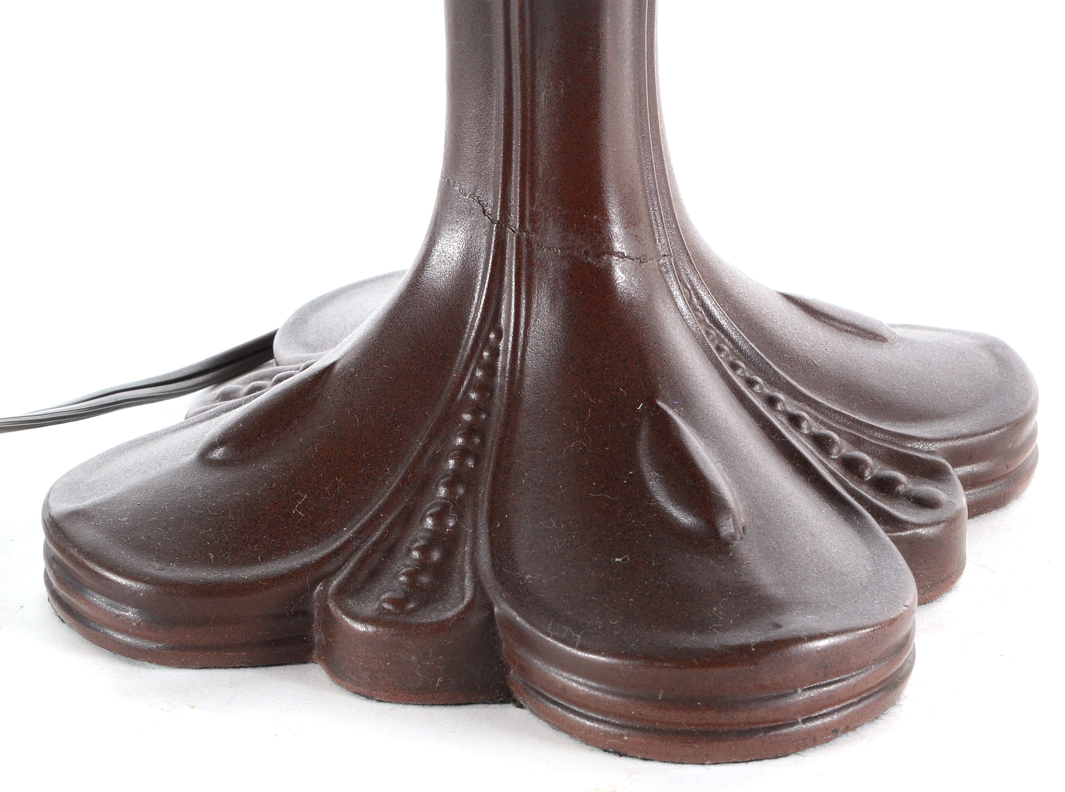 Resin and Stained Glass Table Lamp