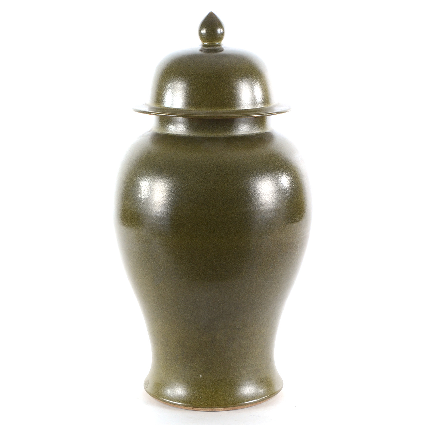 Large Chinese Covered Floor Vase