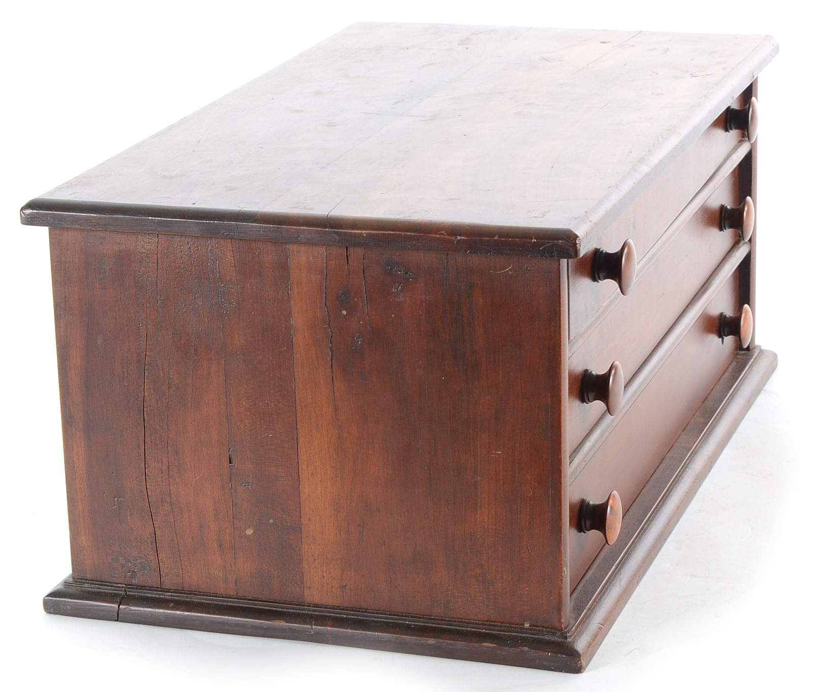 Diminutive Antique Walnut Spool Chest