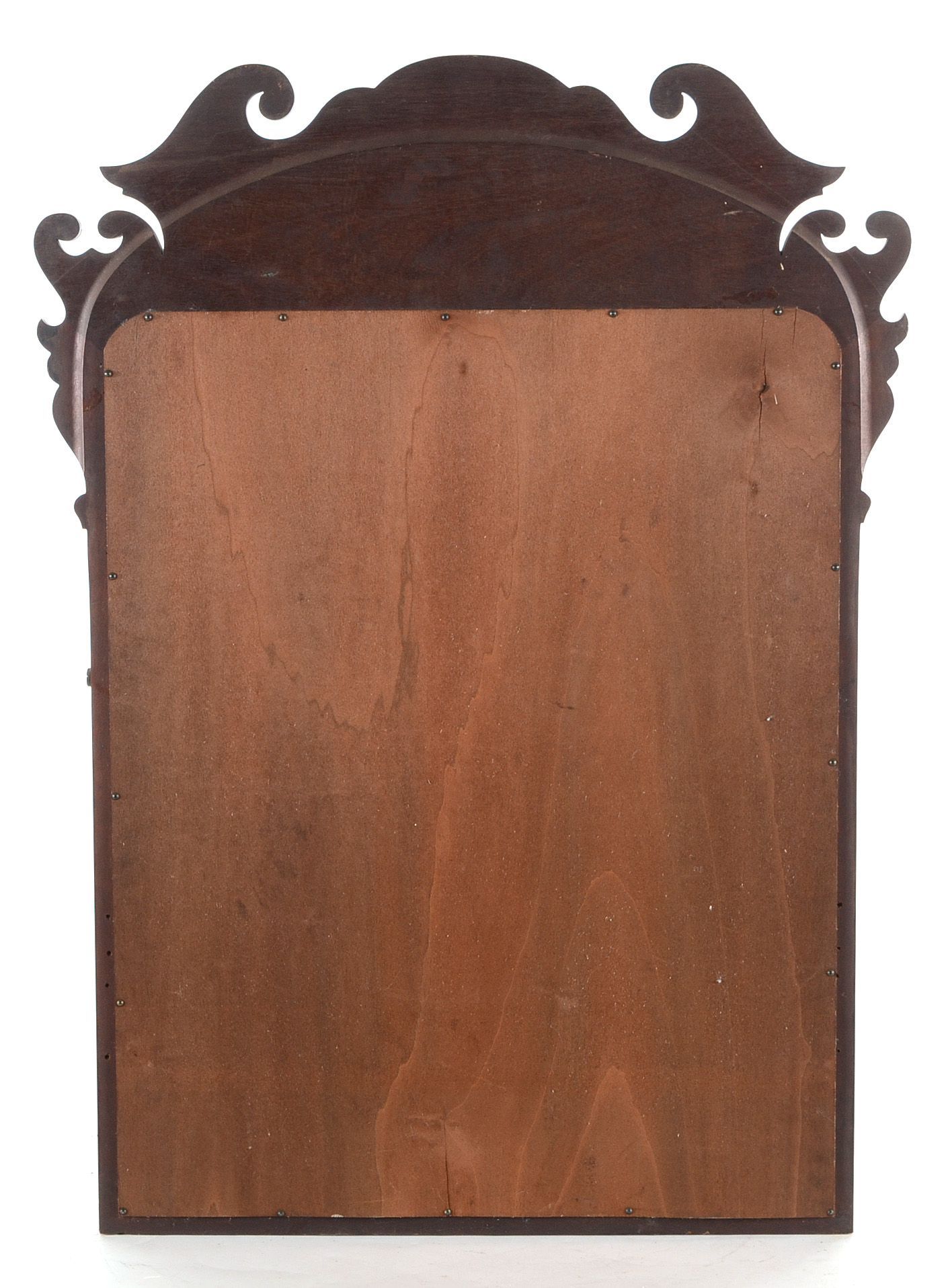 Wall Mirror with Carved Crest