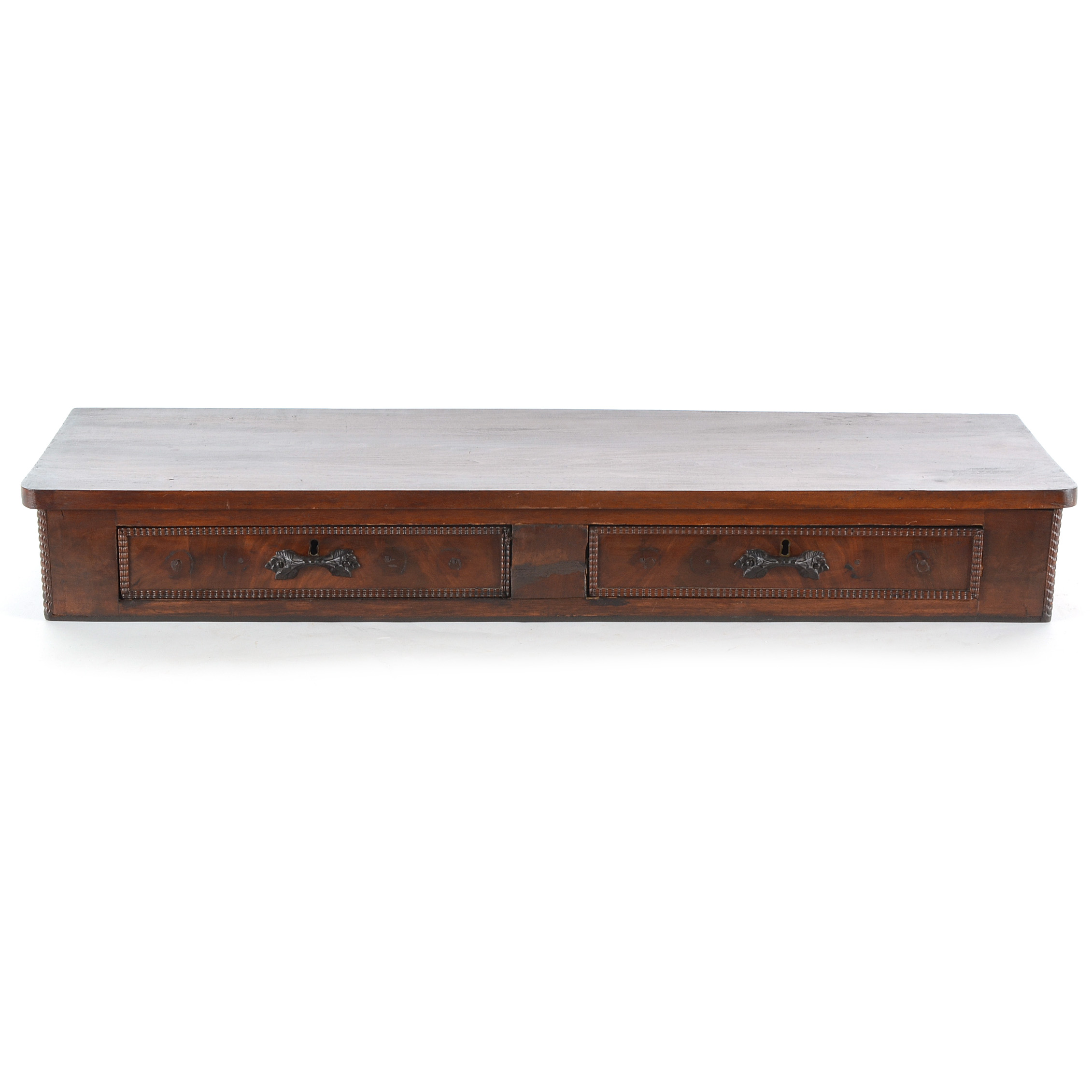 Dresser-Top Shelf with Two Drawers