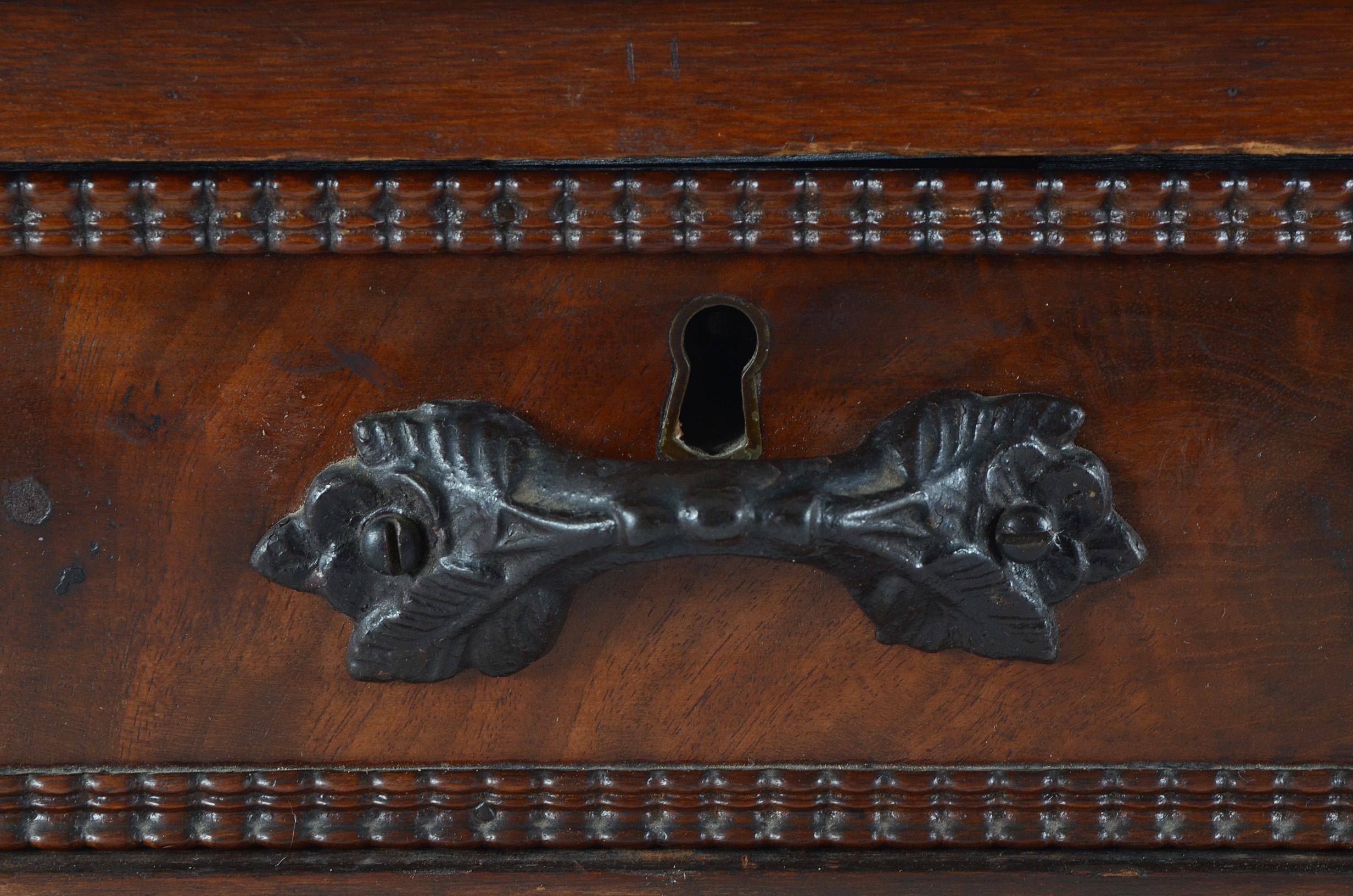 Dresser-Top Shelf with Two Drawers