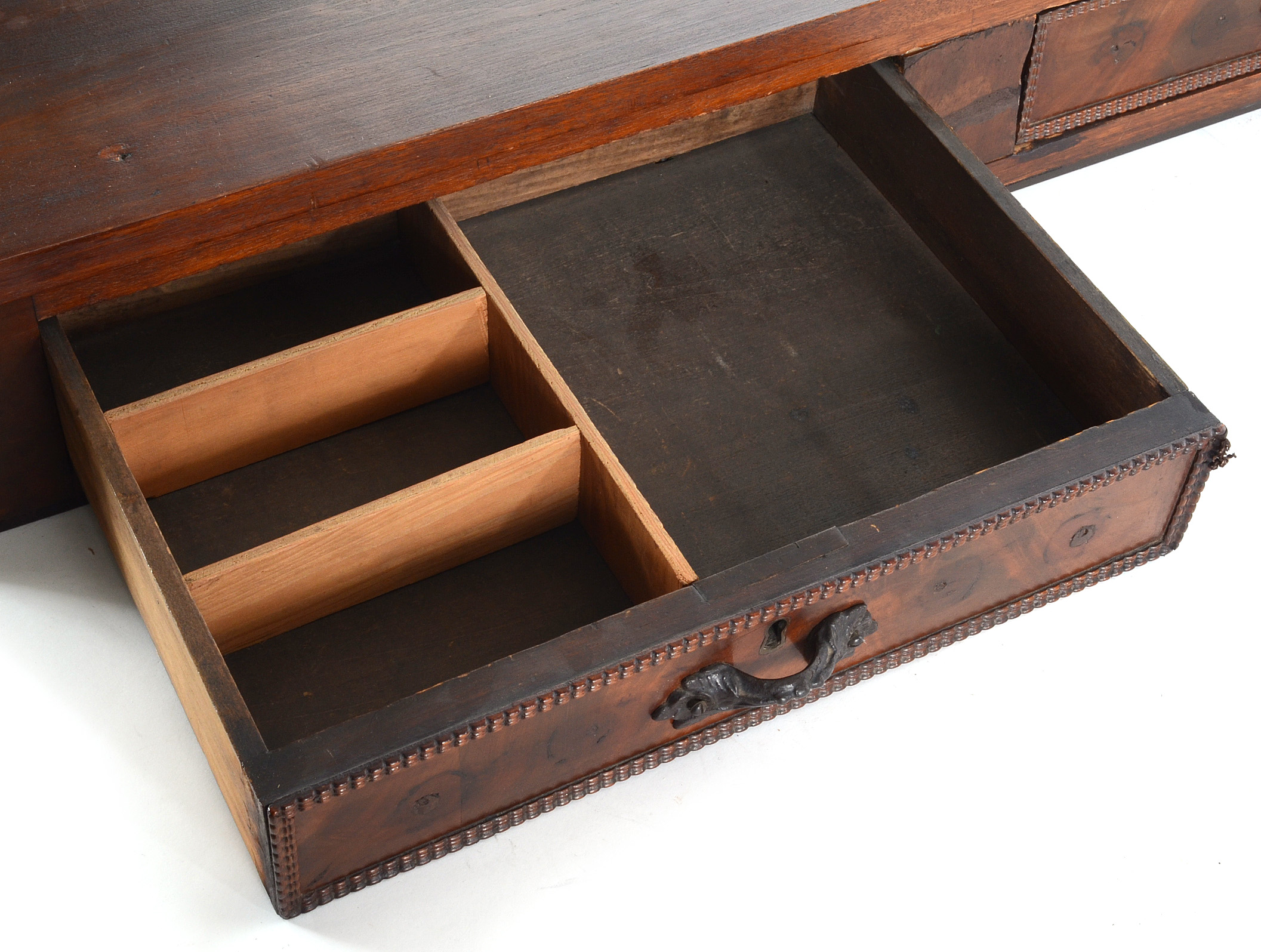 Dresser-Top Shelf with Two Drawers