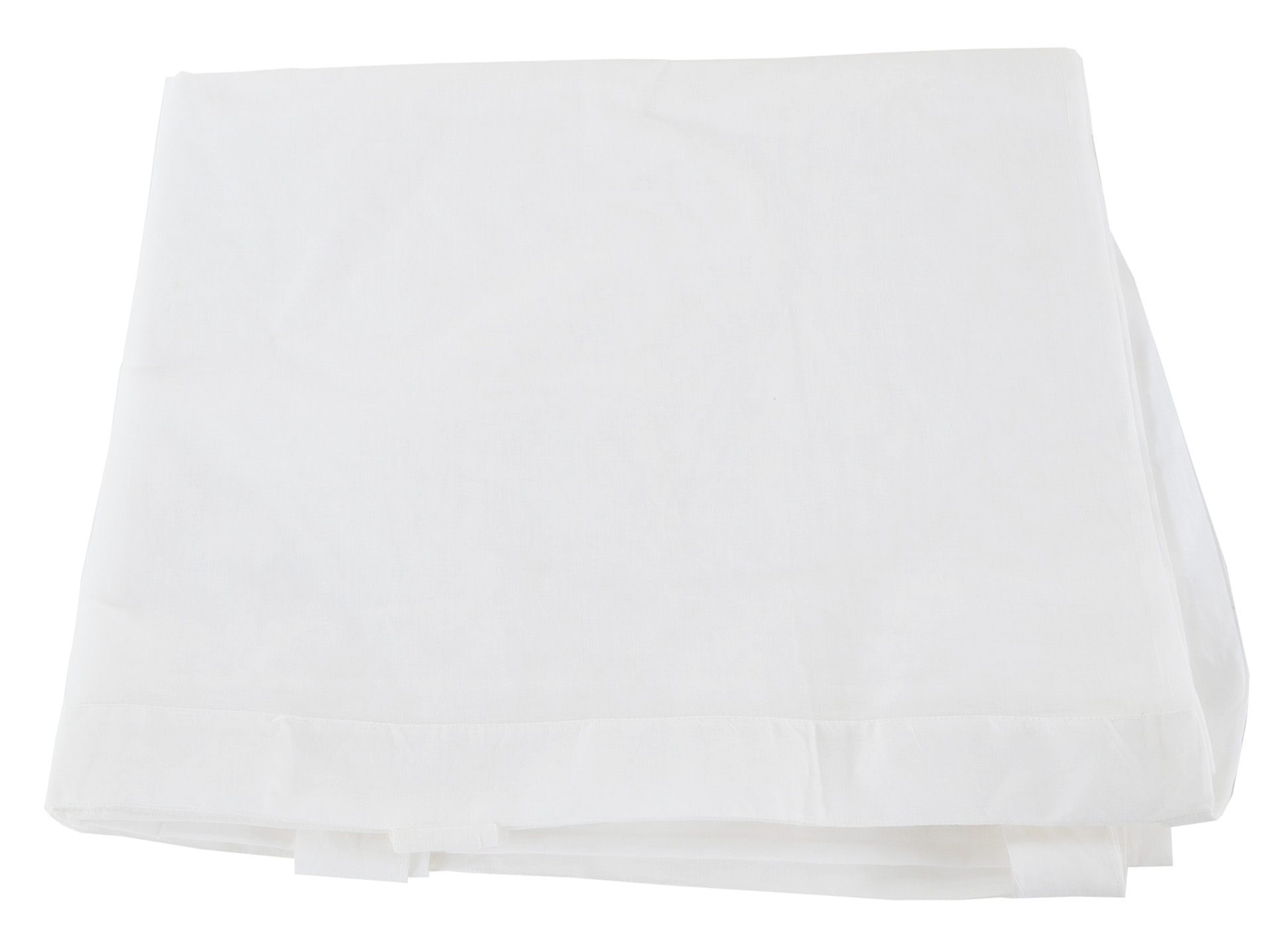 Vintage Painted Steel Bed Crown with Curtains