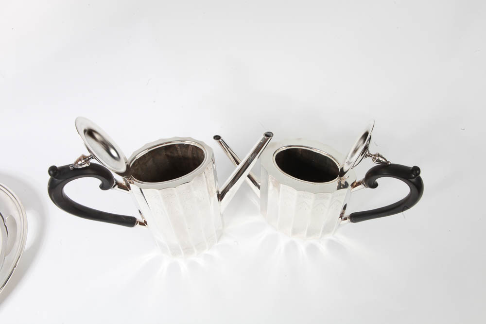 Lunt Silversmiths Silver Plated Tea and Coffee Service