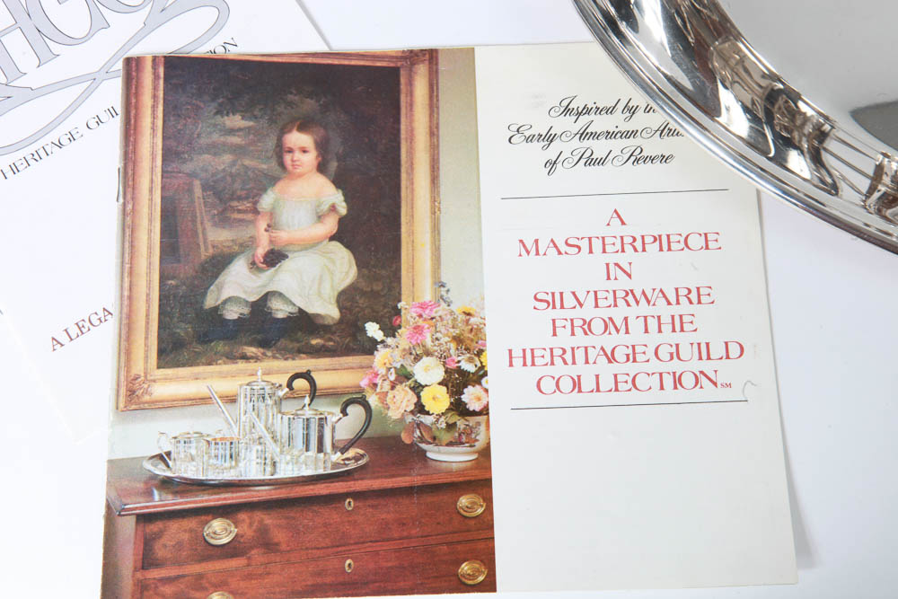 Lunt Silversmiths Silver Plated Tea and Coffee Service