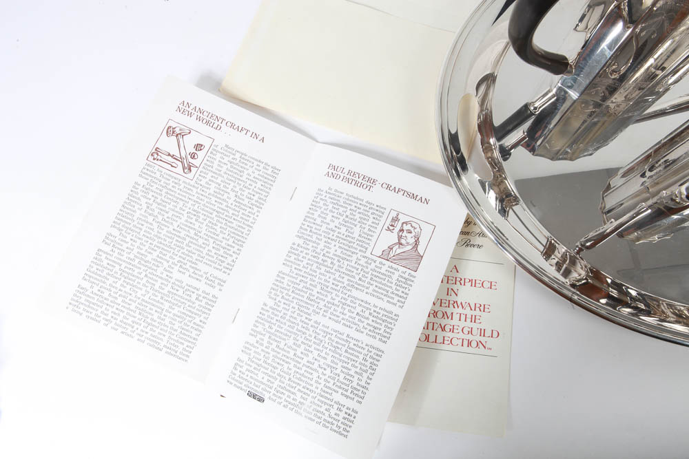 Lunt Silversmiths Silver Plated Tea and Coffee Service