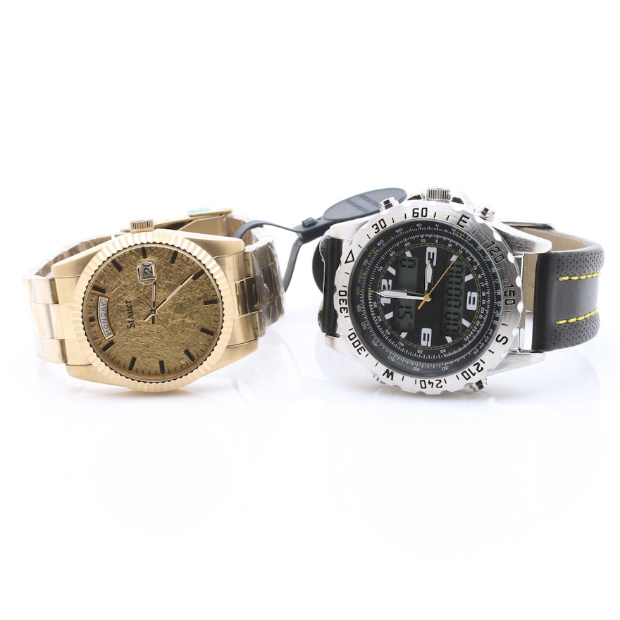 Two Stauer Wristwatches