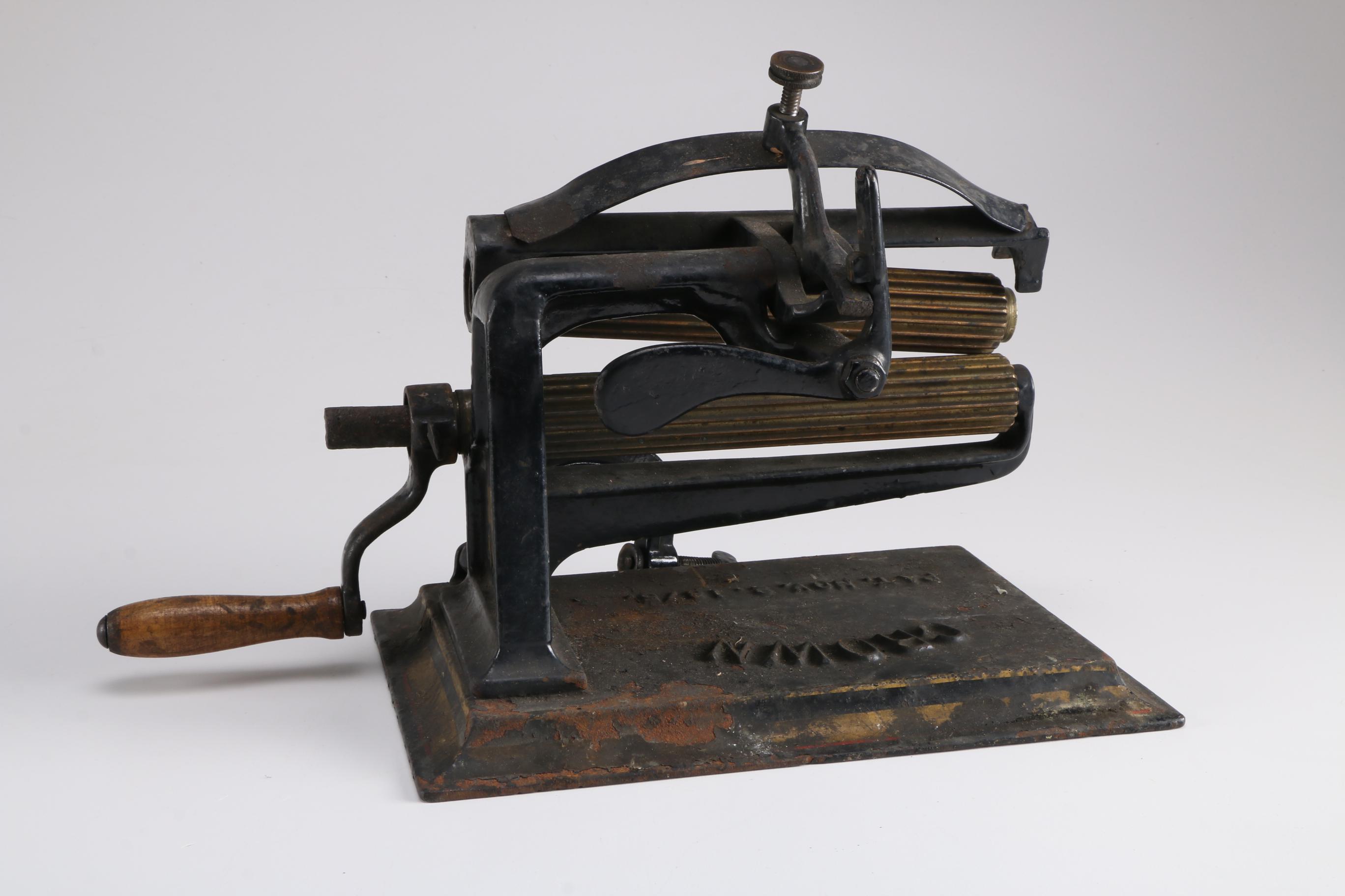 Antique Cast Iron Fluting Presses