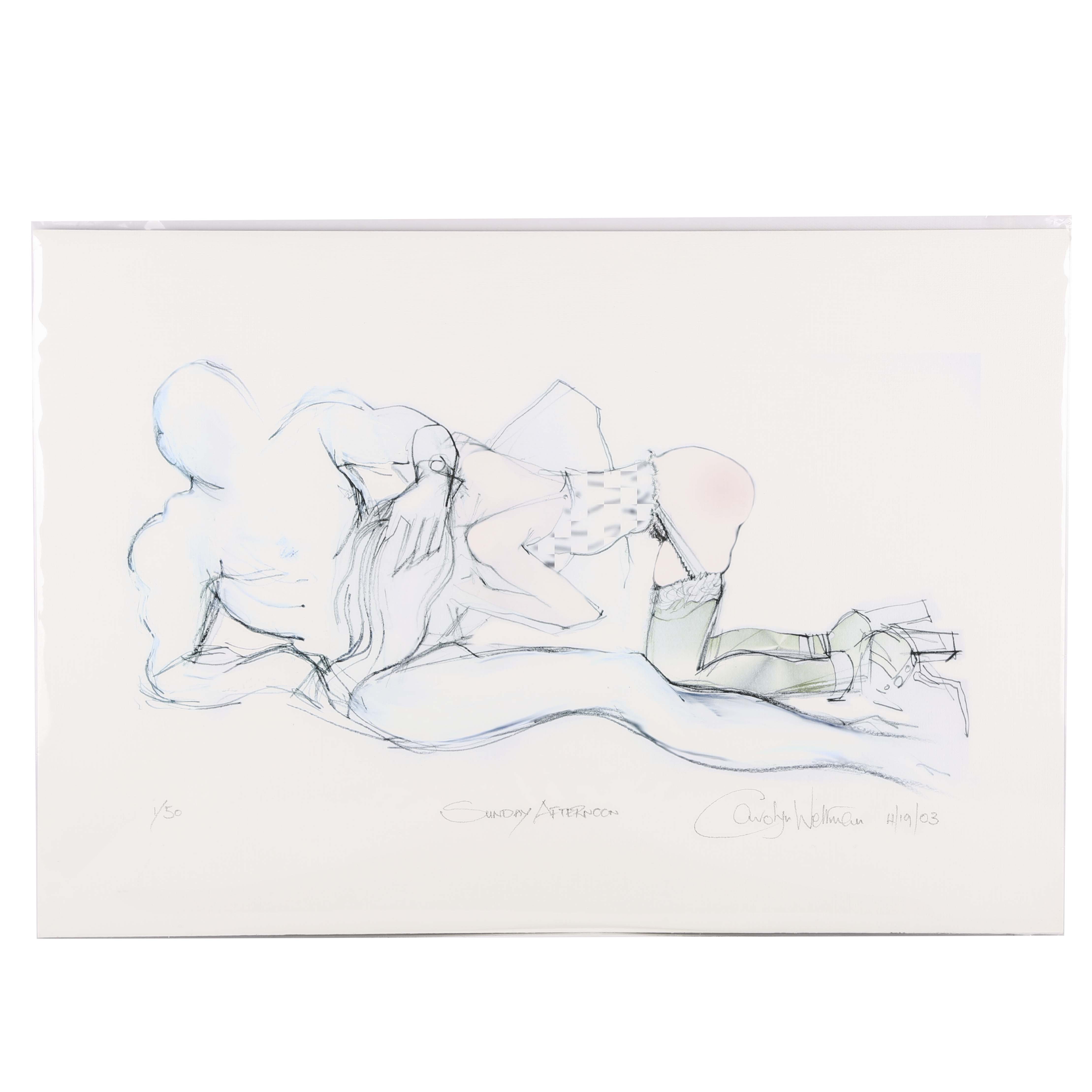 Carolyn Weltman Limited Edition Embellished Giclees