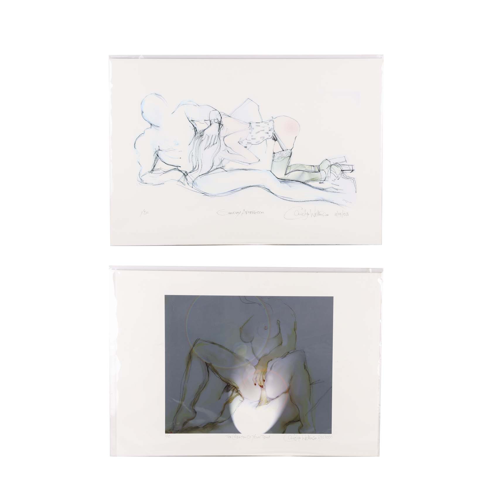 Carolyn Weltman Limited Edition Embellished Giclees