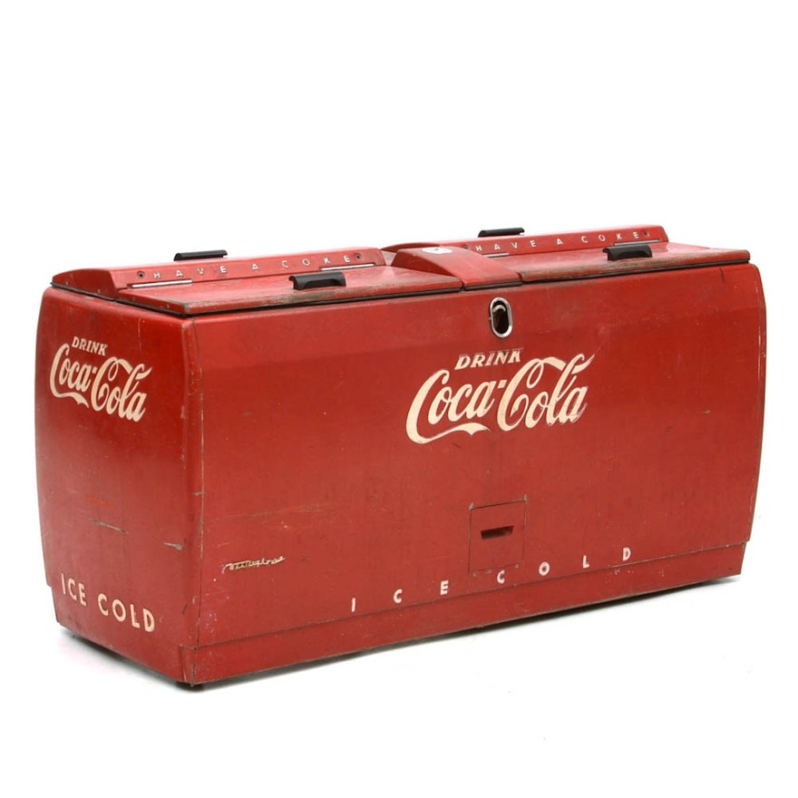 Vintage Coca-Cola Double Cooler