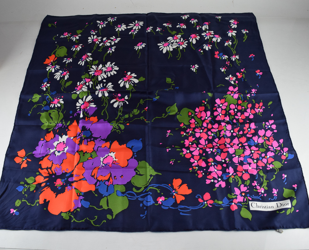 Christian Dior and Anne Fogerty Vintage Scarves