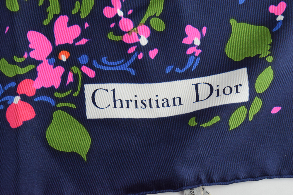 Christian Dior and Anne Fogerty Vintage Scarves