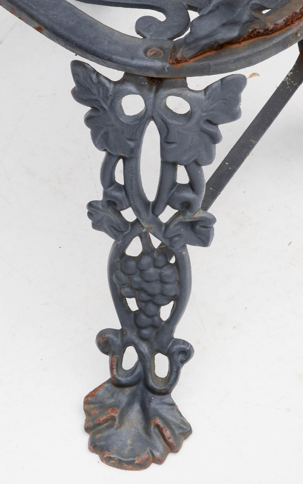 Vintage Cast Iron Settee and Chair