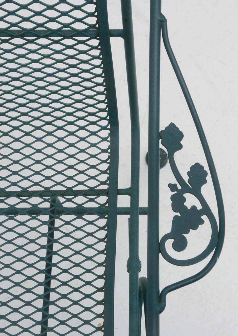 Two Iron Mesh Patio Pool Loungers