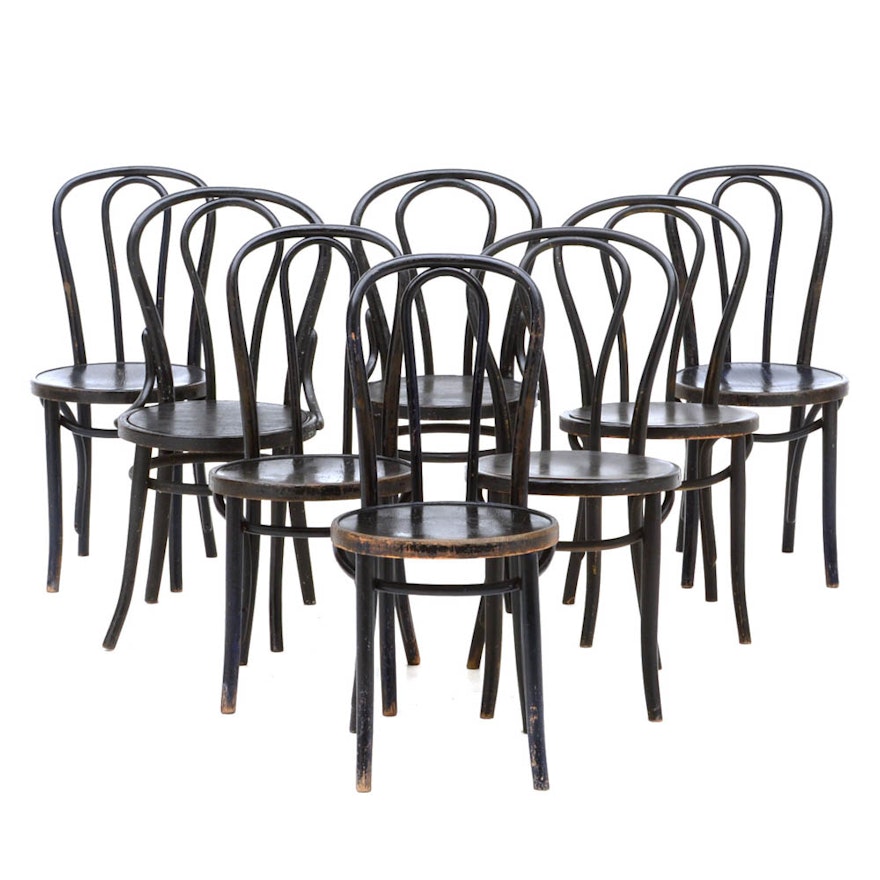 Set of Thonet Bentwood Ice Cream Parlor Chairs