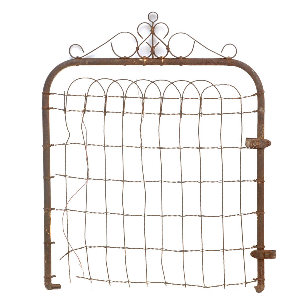 Vintage Wrought Iron Gate