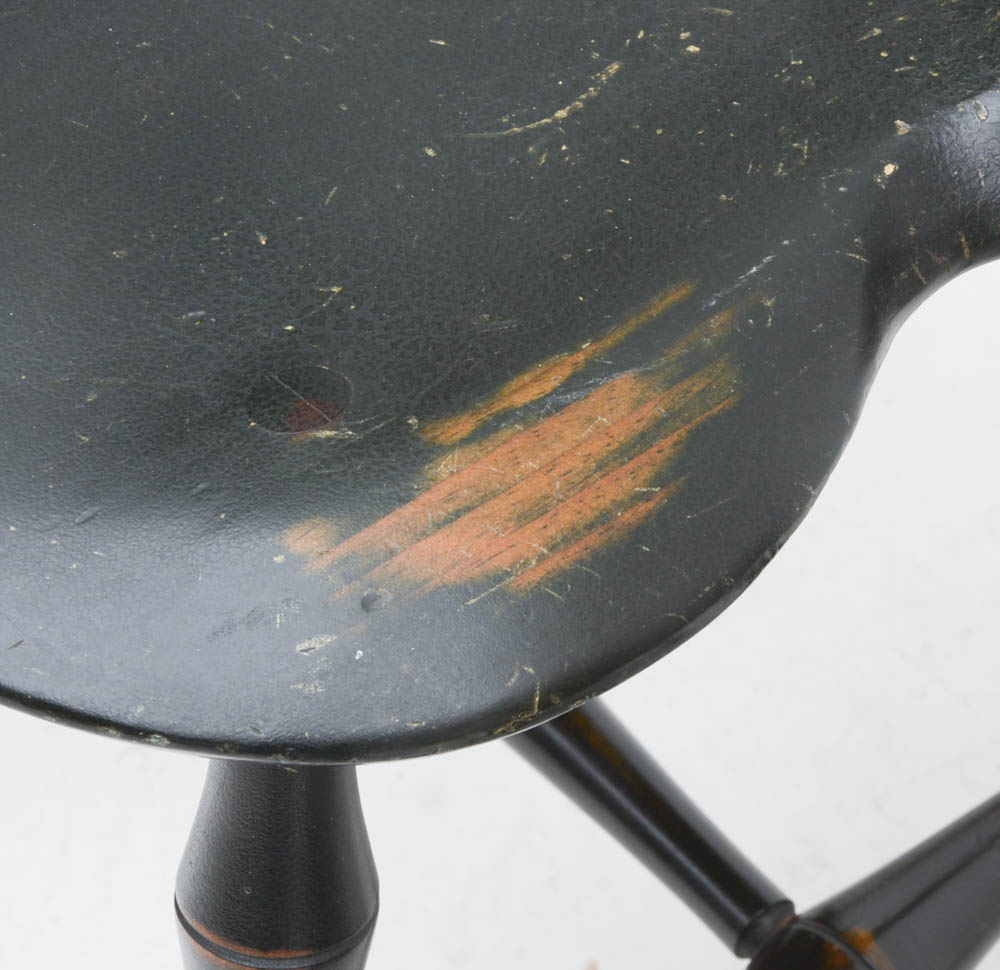 Set of Five Bow-Back Windsor Chairs, D.R. Dimes