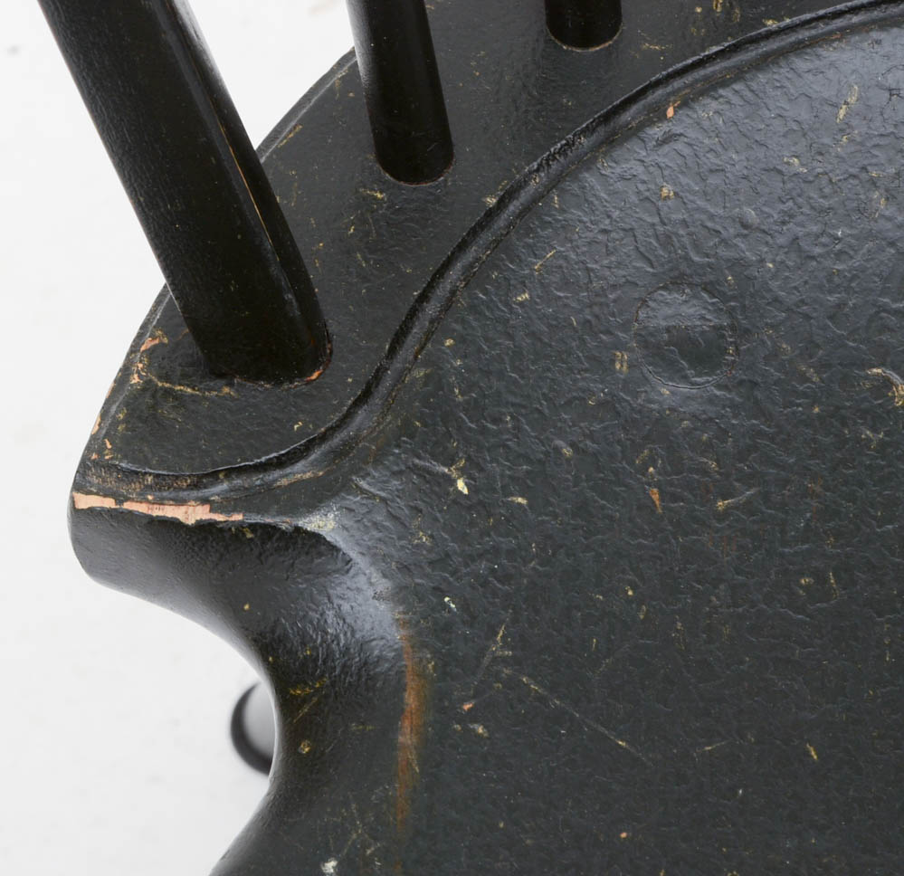 Set of Five Bow-Back Windsor Chairs, D.R. Dimes