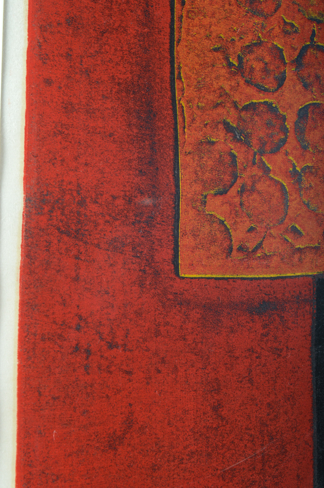 Hiroyuki Tajima Limited Edition Woodcut  "The Scarlett Monument"