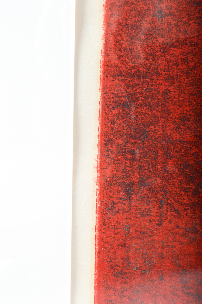 Hiroyuki Tajima Limited Edition Woodcut  "The Scarlett Monument"