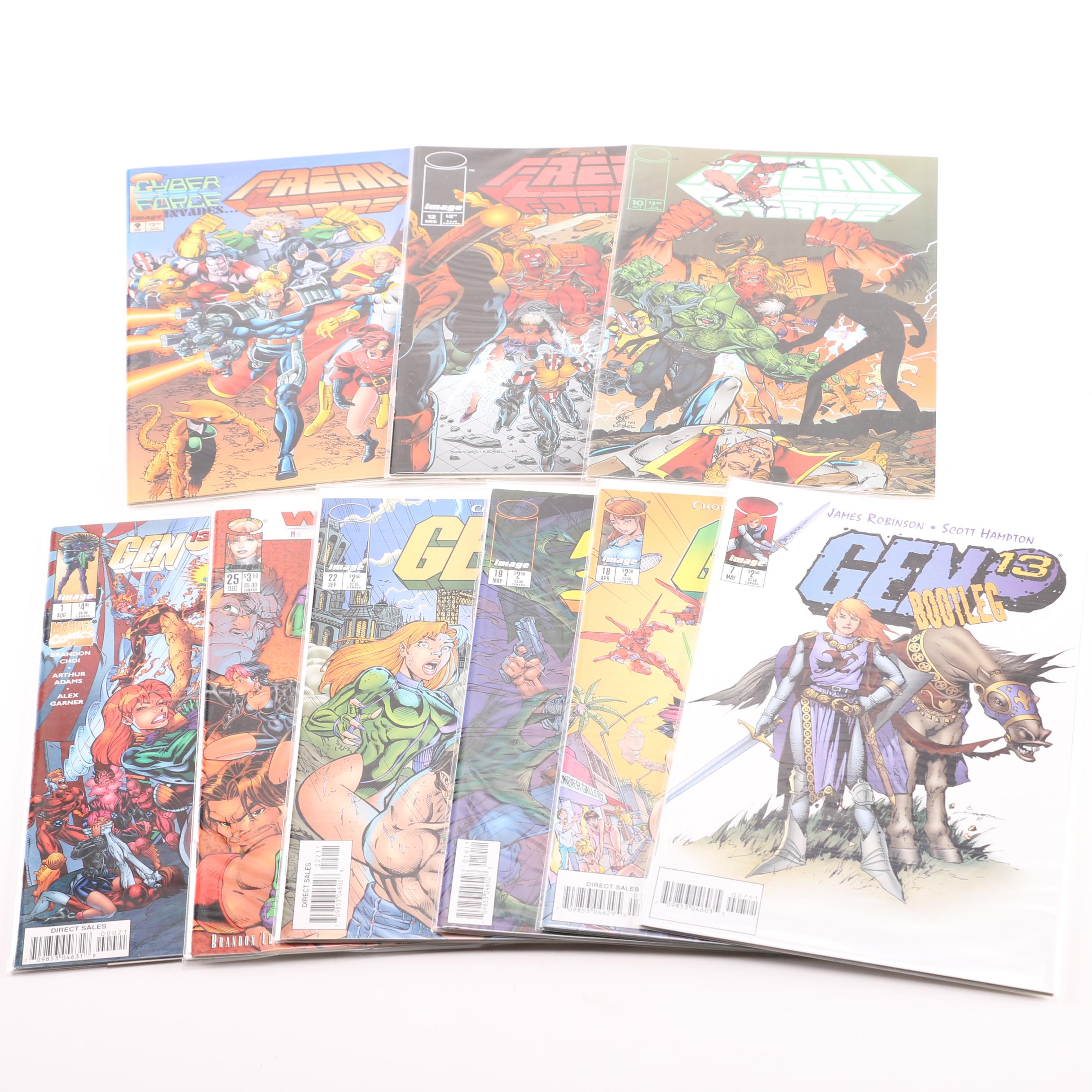 1990s "Freak Force" and "Generation X" Comics