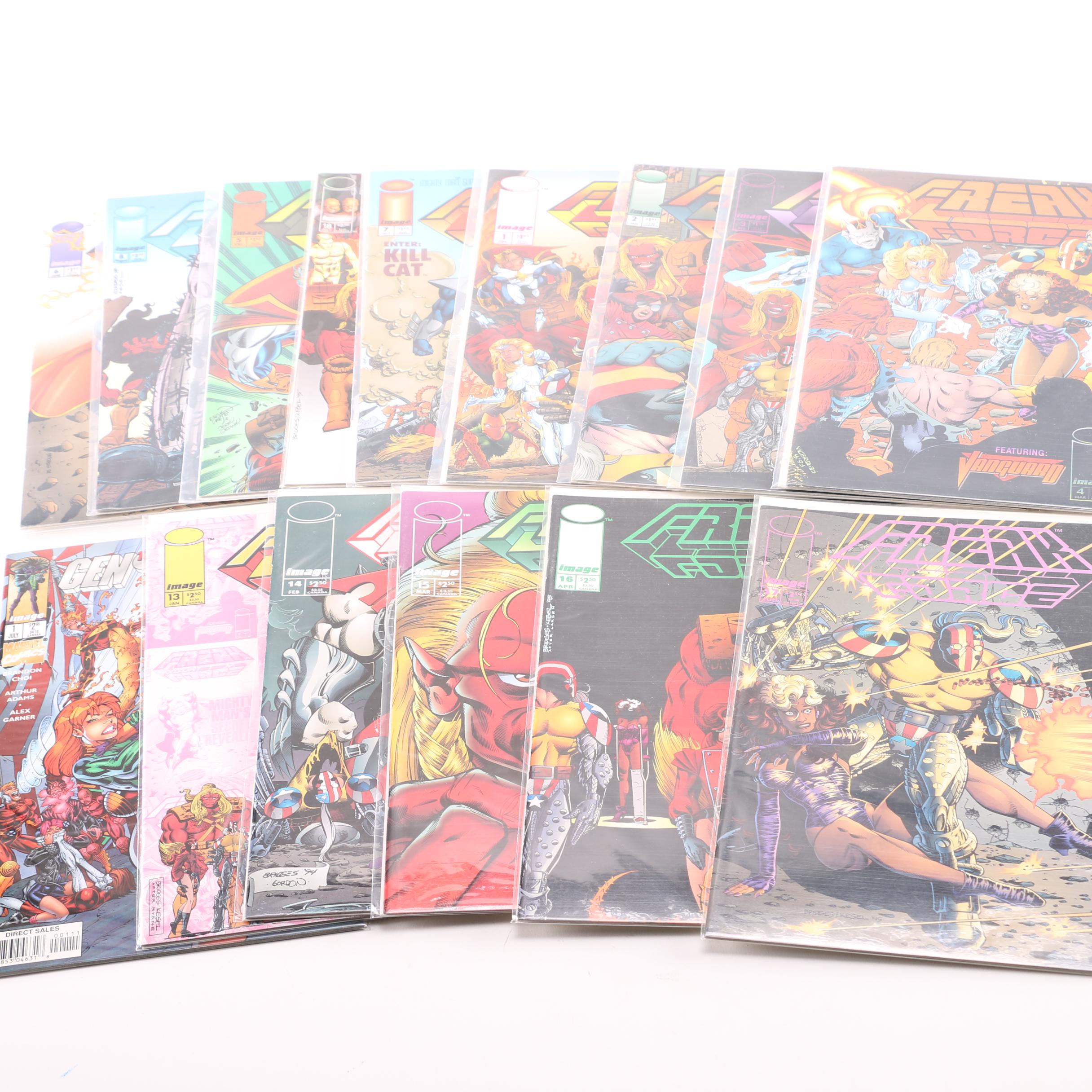 1990s "Freak Force" and "Generation X" Comics