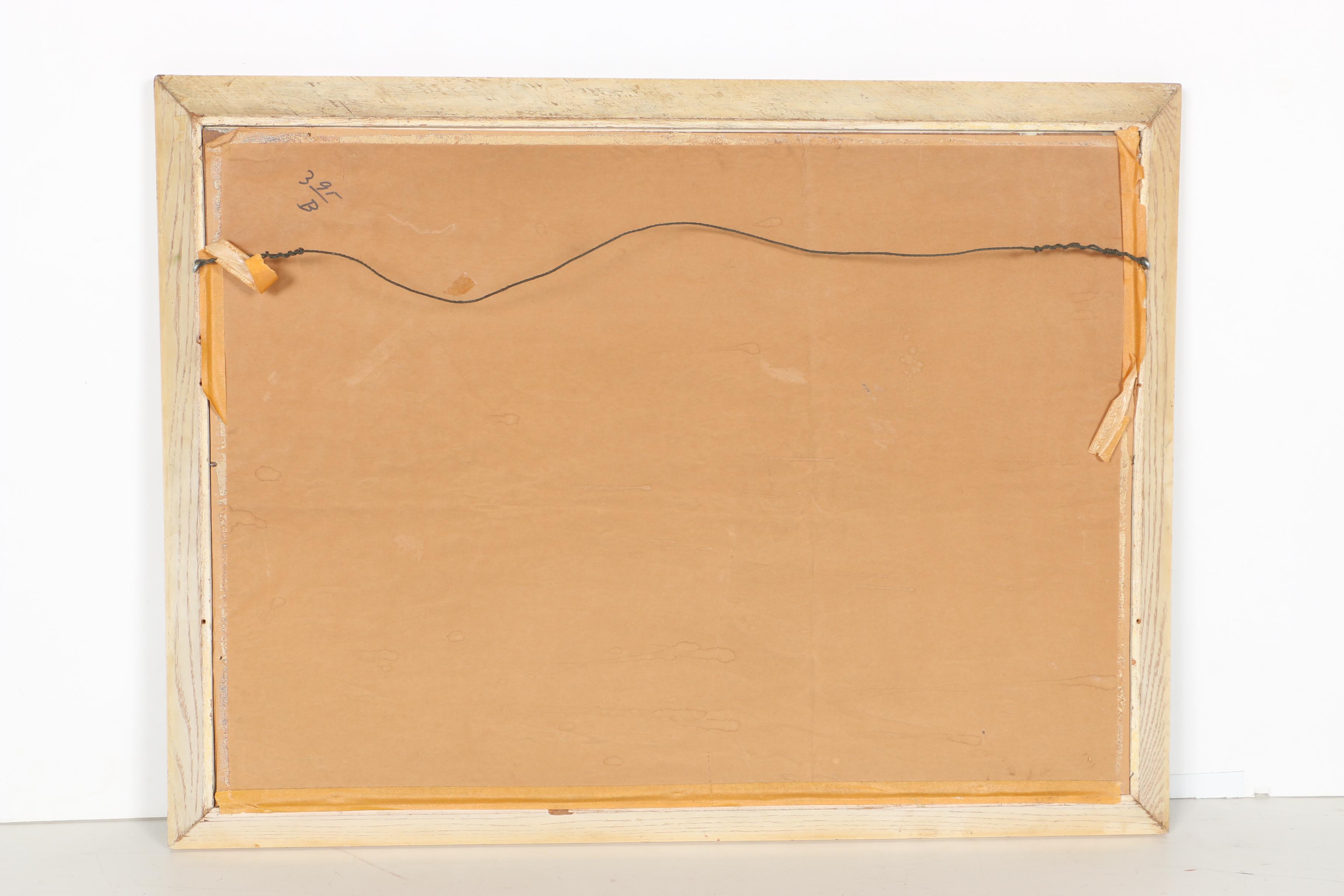 Lucille Bronder Oil Painting on Academy Board of Landscape Scene