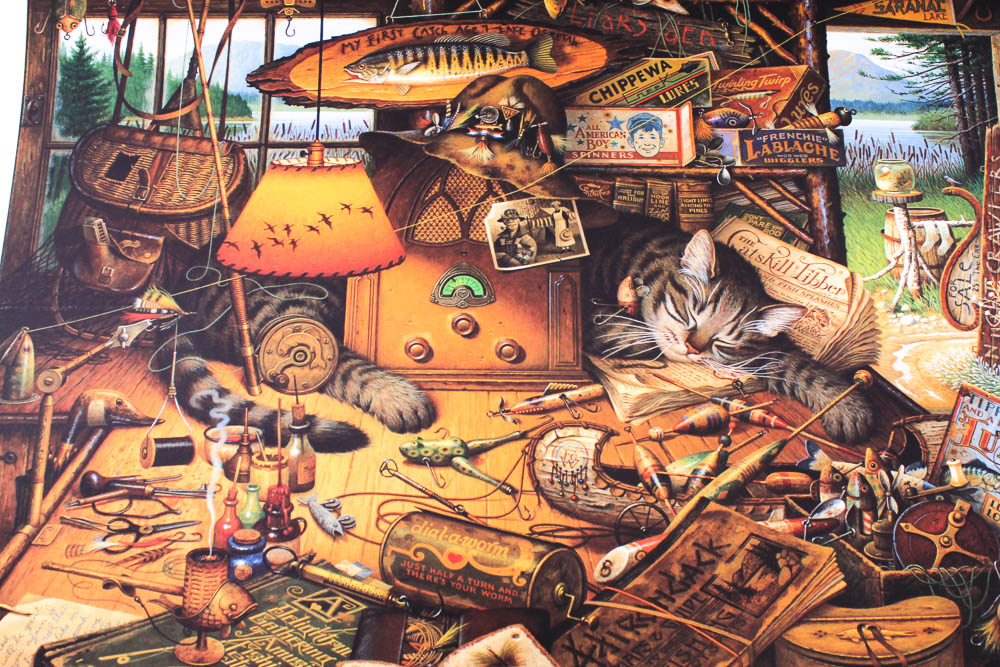 Charles Wysocki Signed and Numbered Print "Max in the Adirondacks"