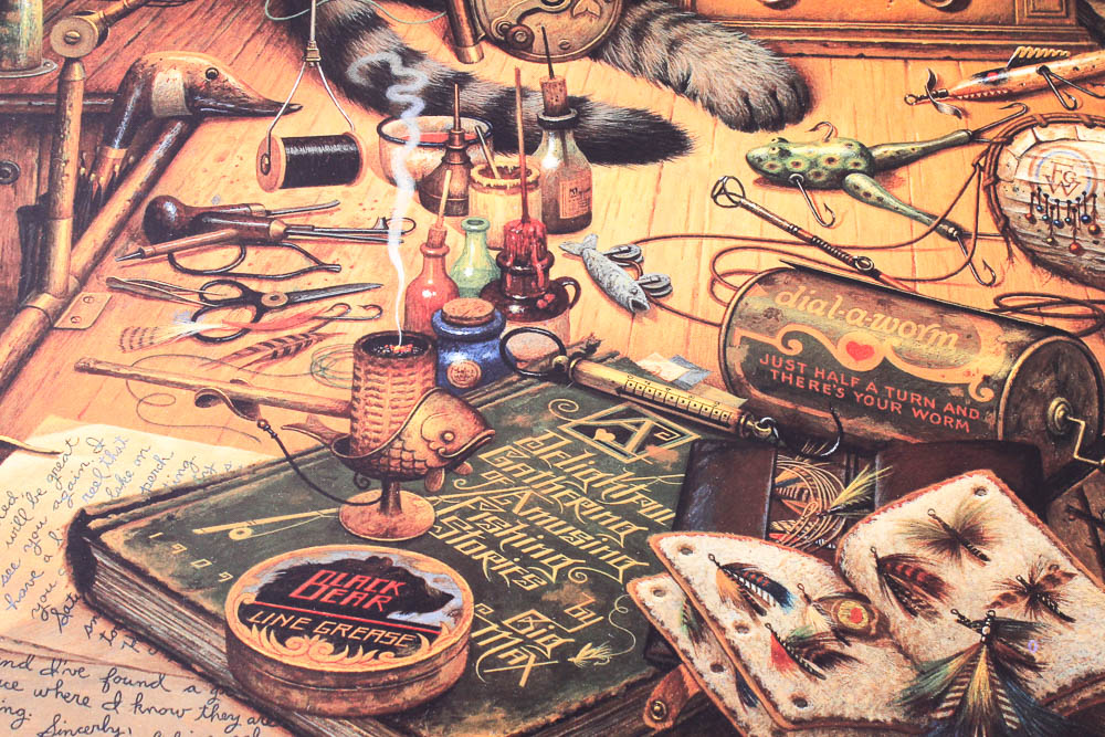 Charles Wysocki Signed and Numbered Print "Max in the Adirondacks"